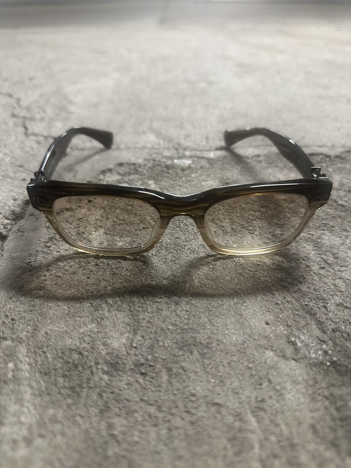 Chrome Hearts Chrome Hearts “Gittin Any? Brown/Clear Translucent Glasses Size ONE SIZE - 4 Thumbnail
