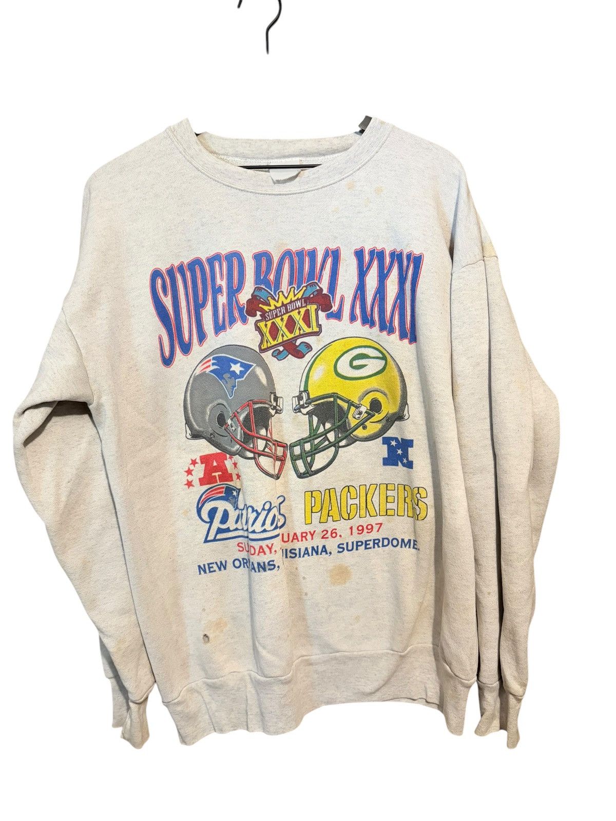 NFL 1997 Super Bowl sweatshirt Size US M / EU 48-50 / 2 - 2 Thumbnail