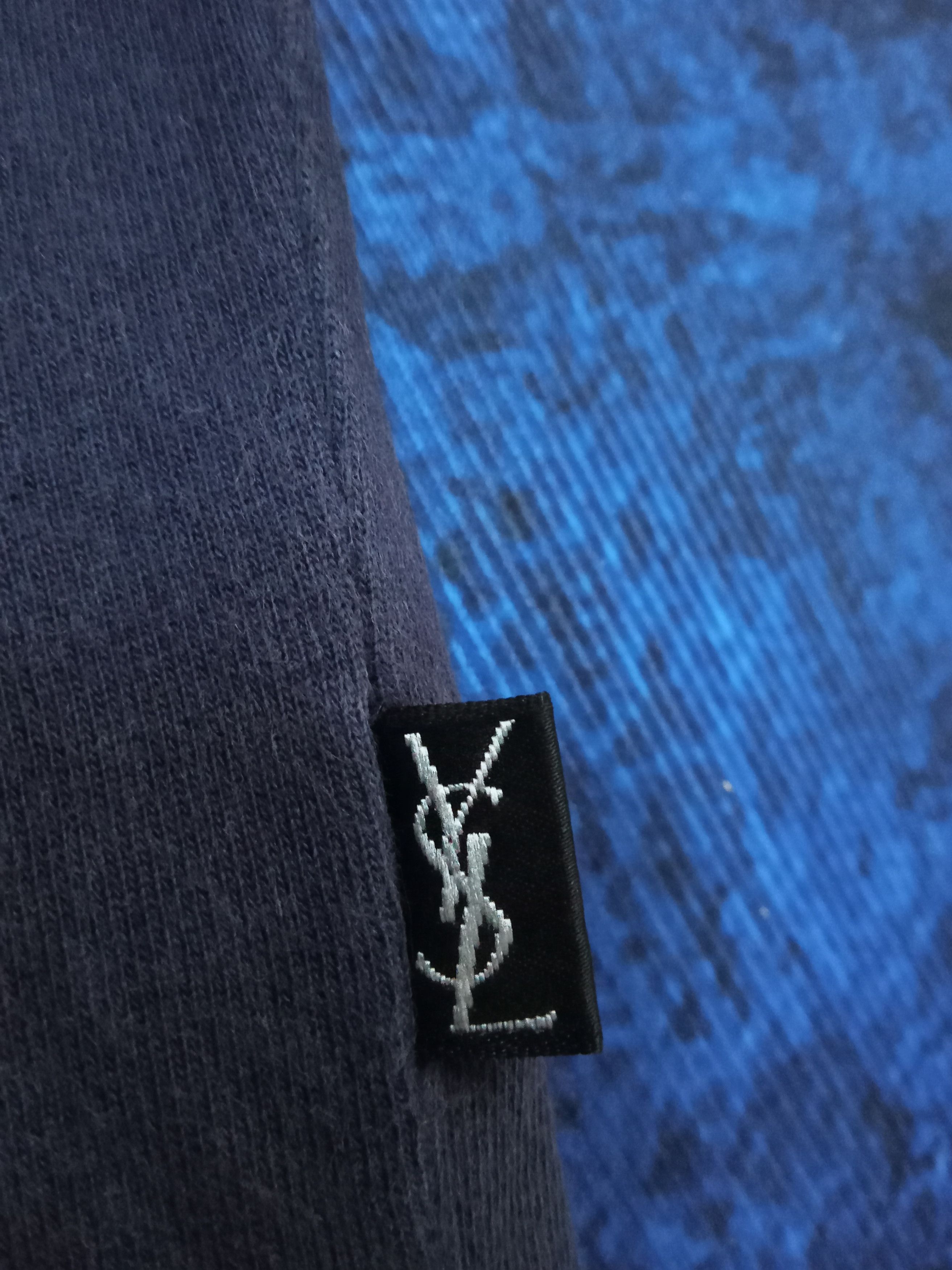 Yves Saint Laurent Yves Saint Laurent Centre Spell Out Vintage T Shirt Size US M / EU 48-50 / 2 - 5 Thumbnail