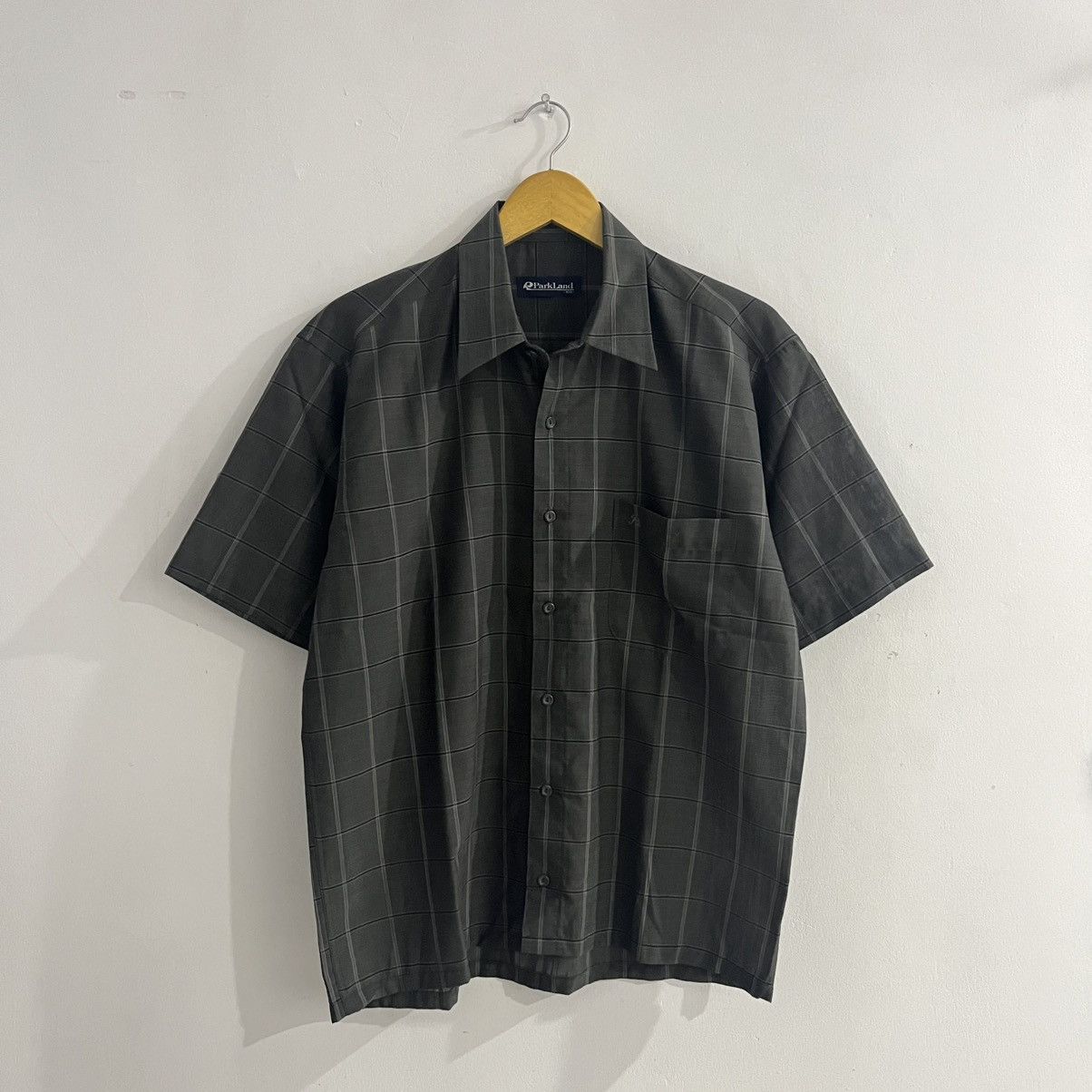 Issey Miyake Parkland - Plaid Short Sleeve Shirt Size US L / EU 52-54 / 3 - 1 Thumbnail