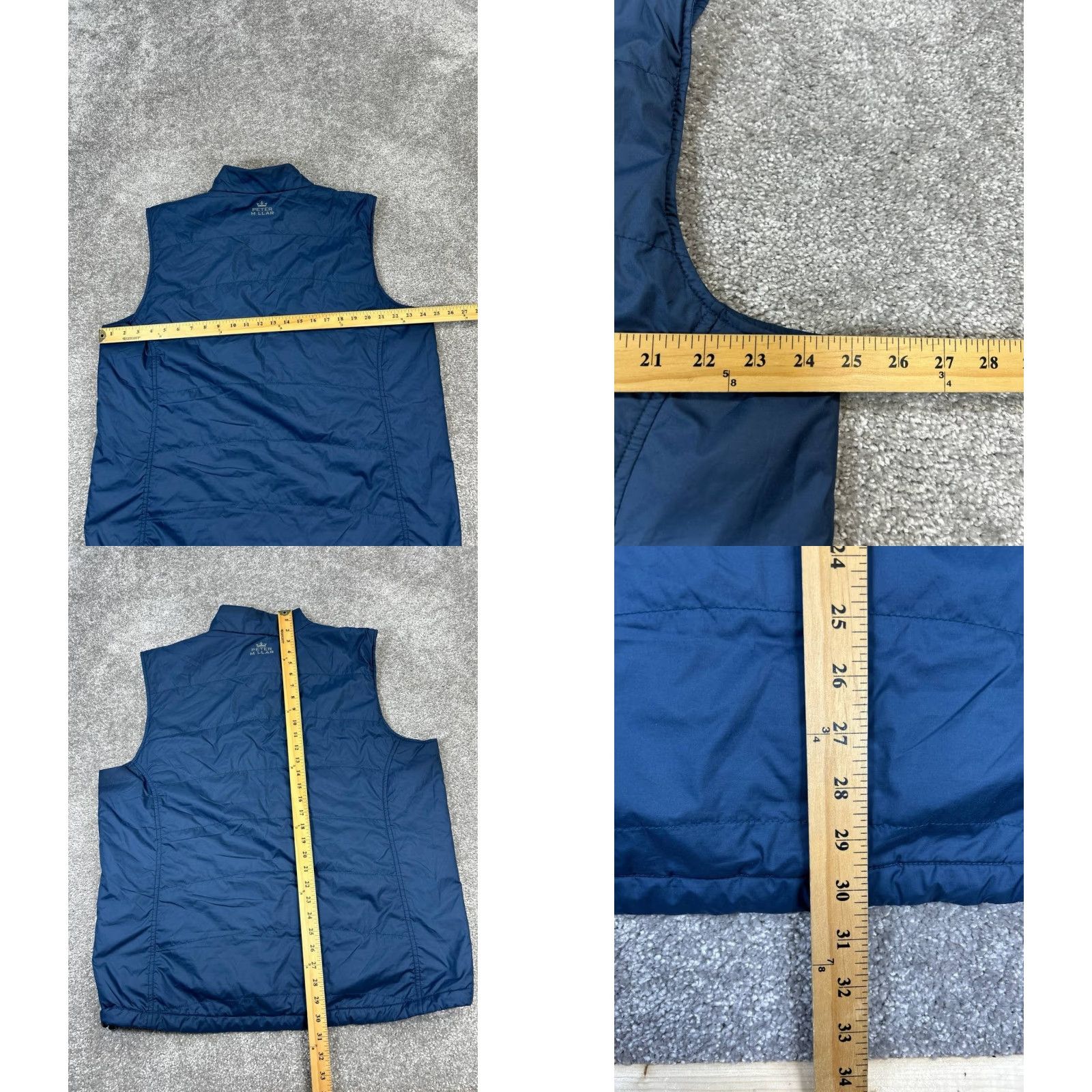 Peter Millar Peter Millar Vest XL Blue Golf Full Zip Logo Mens Size US XL / EU 56 / 4 - 8 Thumbnail