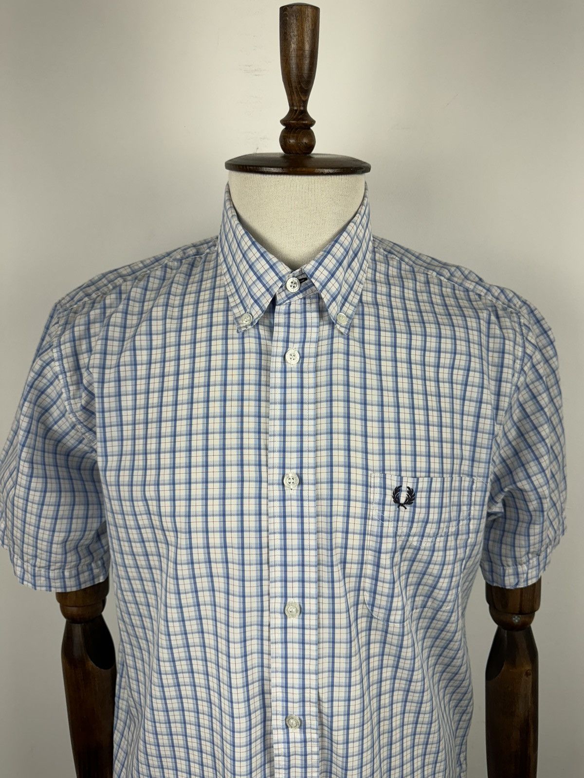 Fred Perry Men’s Vintage Fred Perry Short Sleeve Shirt size L Size US L / EU 52-54 / 3 - 2 Thumbnail