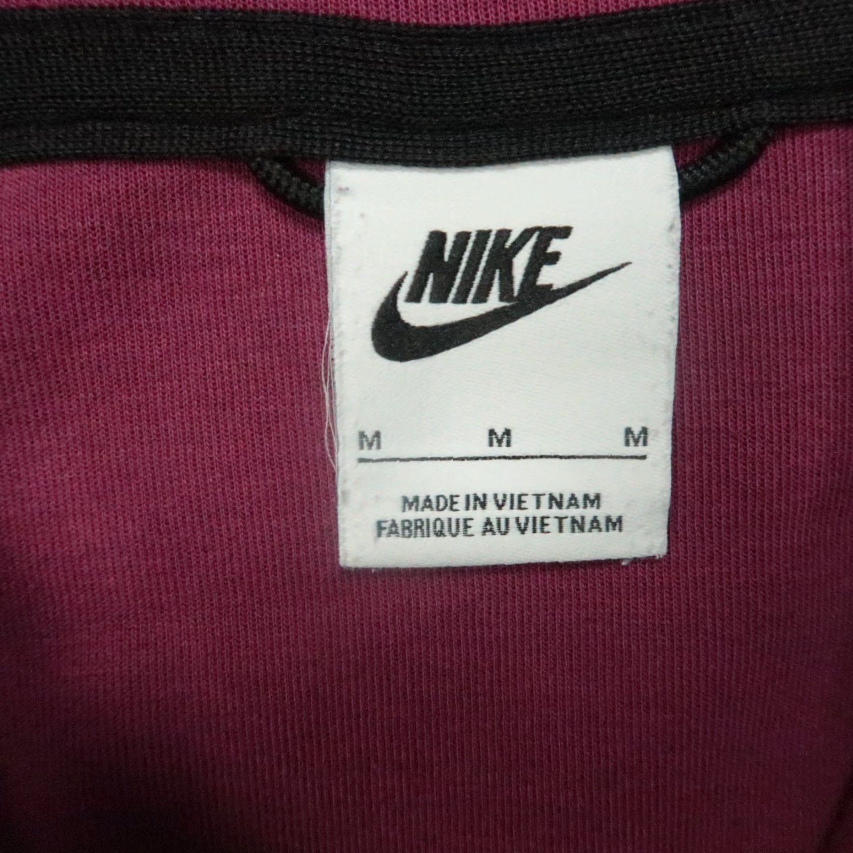 Nike Nike Hoodie Men M Rosewood Black Sportswear Full Zip Hooded Pockets Size US M / EU 48-50 / 2 - 3 Thumbnail