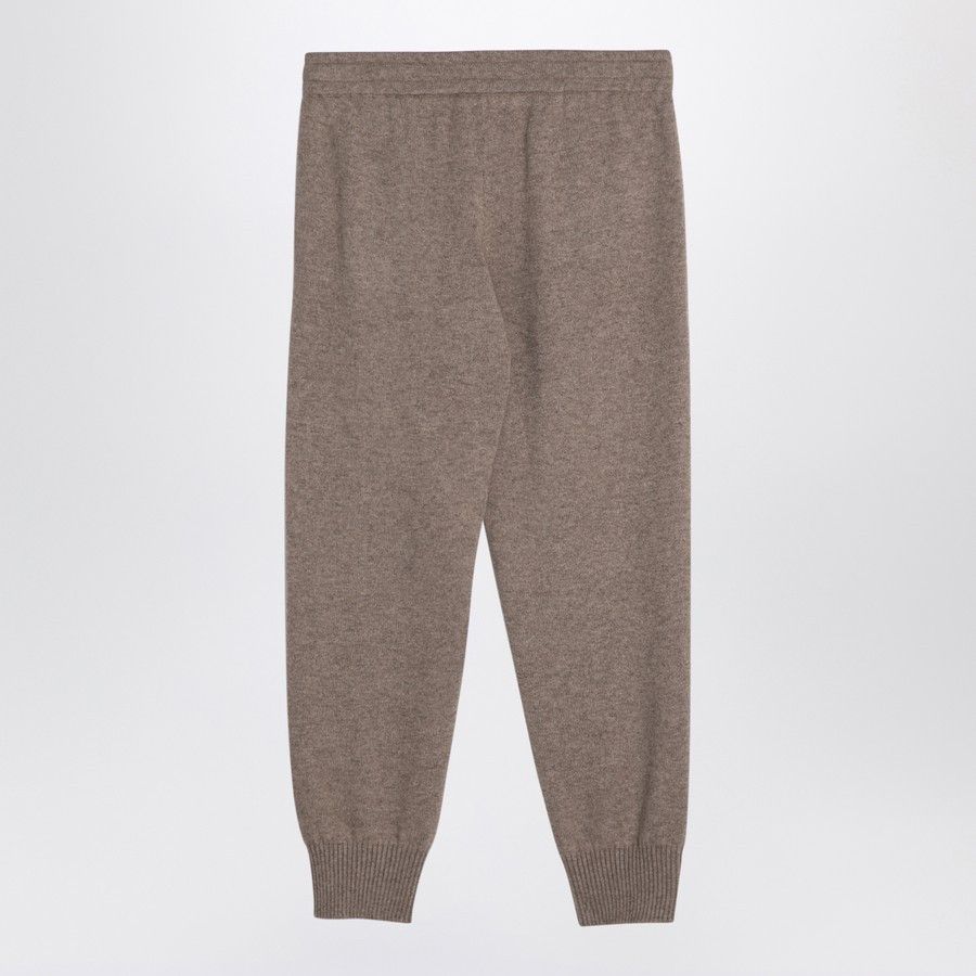 Brunello Cucinelli o1d2blof0824 Cashmere Jogging Trouser in Dark Beige Size 30" / US 8 / IT 44 - 2 Thumbnail