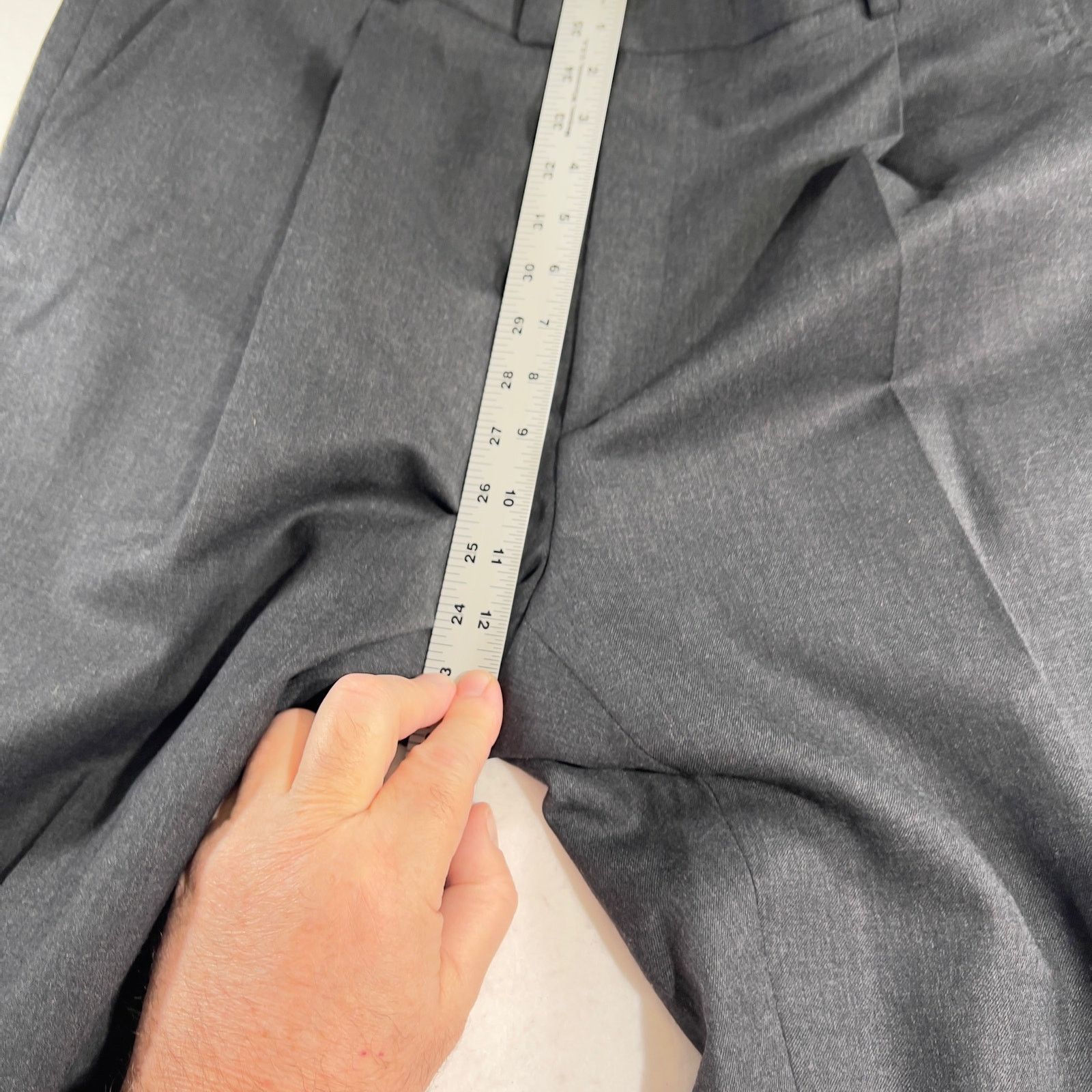 Perry Ellis Perry Ellis Portfolio 100% Wool Pant Men 38S W x 30L Size US 38 / EU 54 - 6 Thumbnail