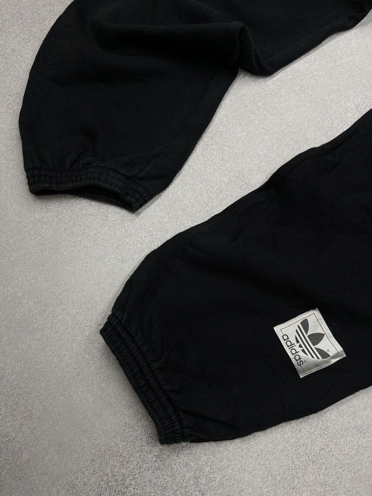 Rare Vintage Adidas Sweatpants Black License Made in UK Y2K