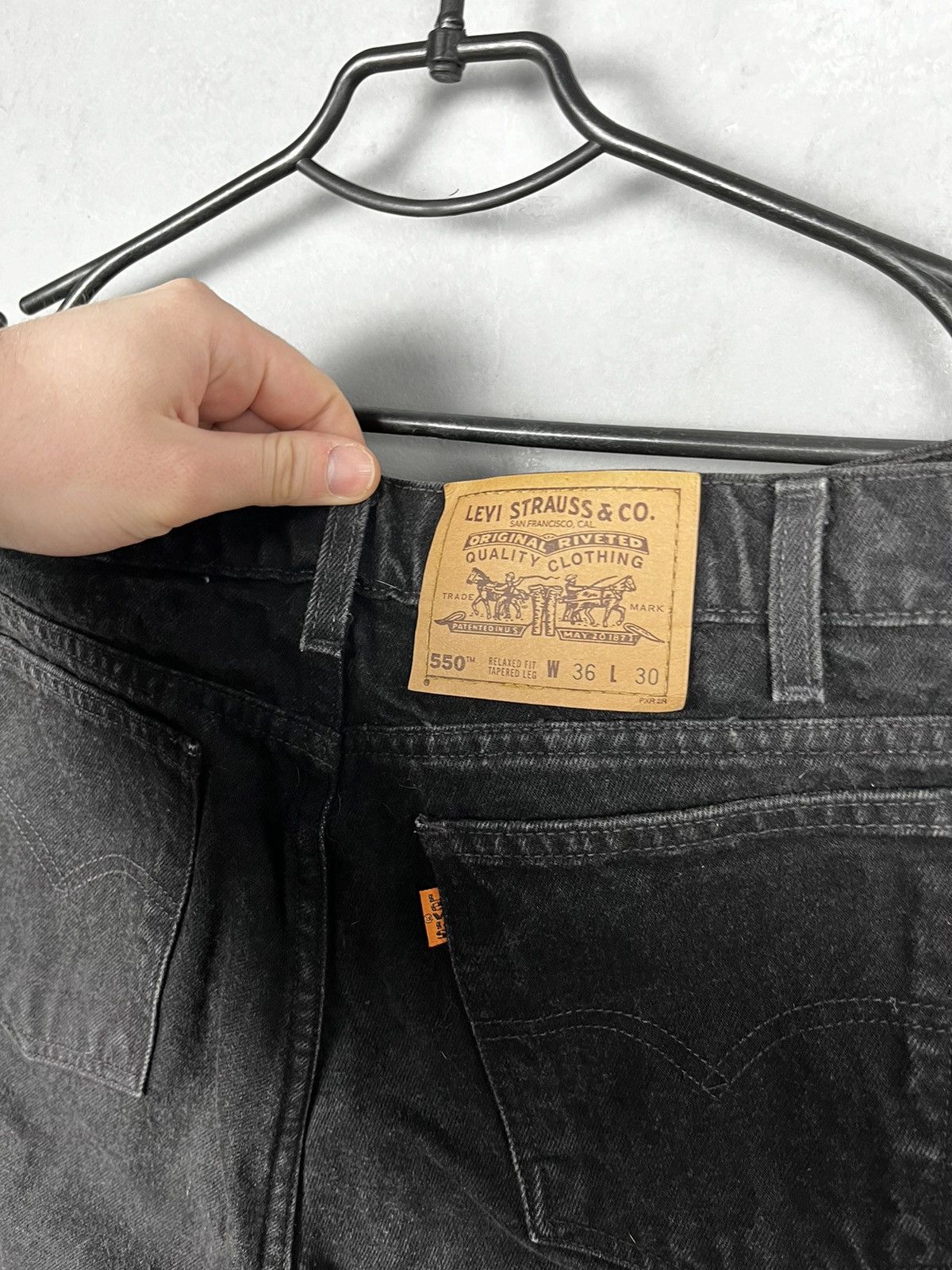Levi's 550 Levi’s denim vintage 90s USA style size W36 L30 Size US 36 / EU 52 - 3 Thumbnail