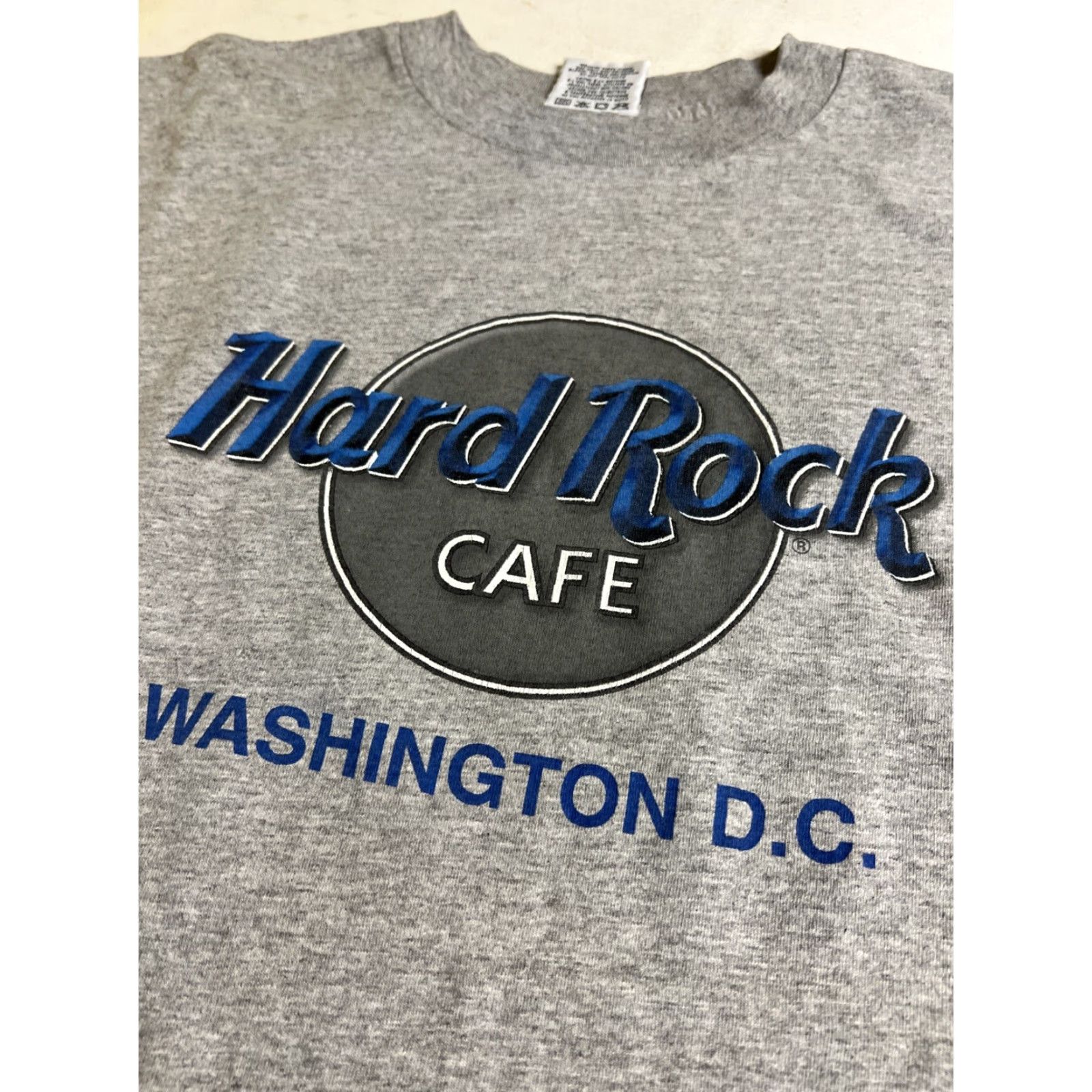 Hard Rock Cafe VINTAGE Hard Rock Cafe T Shirt Gray 90s Graphic Crew Neck Short Sleeve Mens M Size US M / EU 48-50 / 2 - 3 Thumbnail