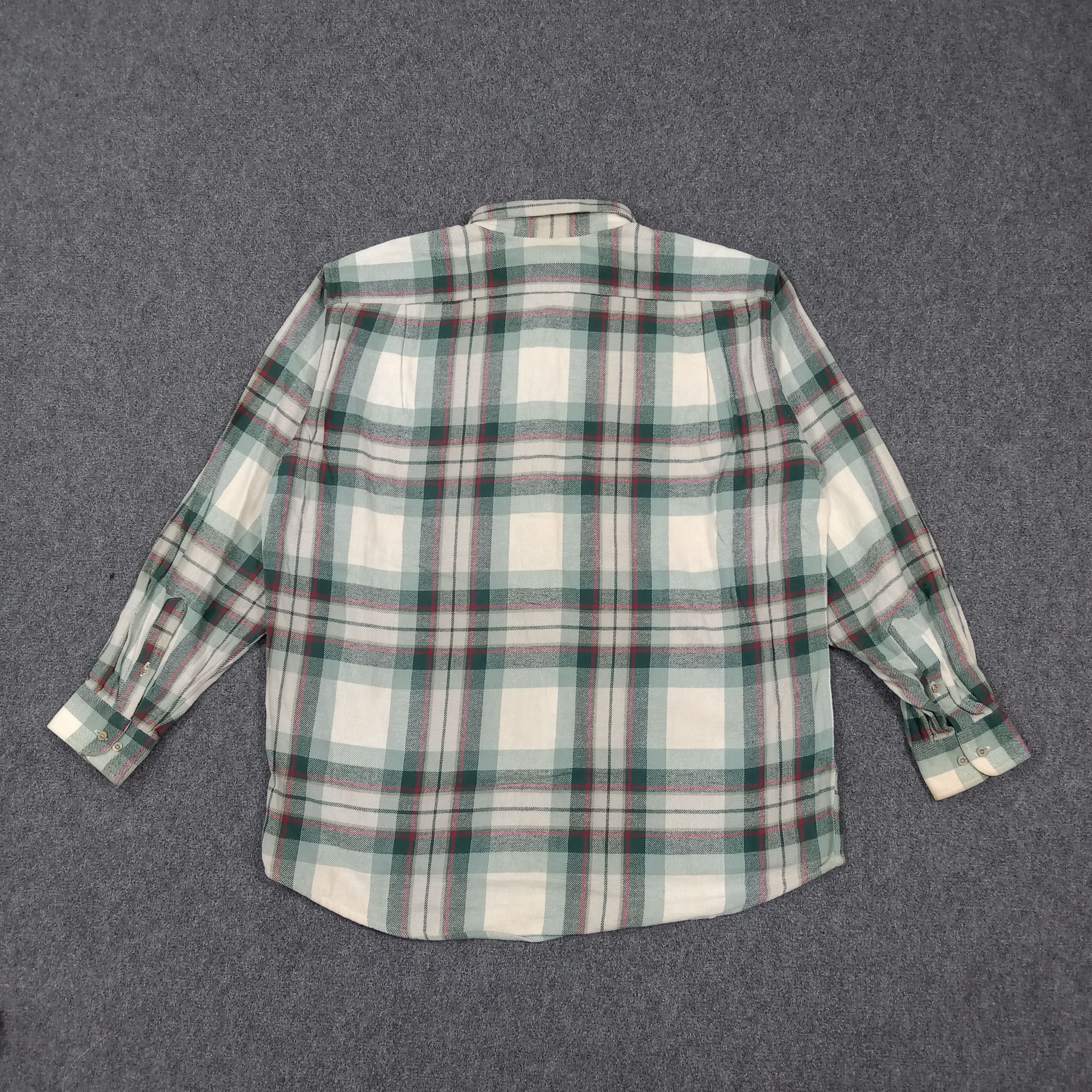 Lacoste Chemise Lacoste Flannel Button Up Shirt C285N71 Size US XL / EU 56 / 4 - 4 Thumbnail
