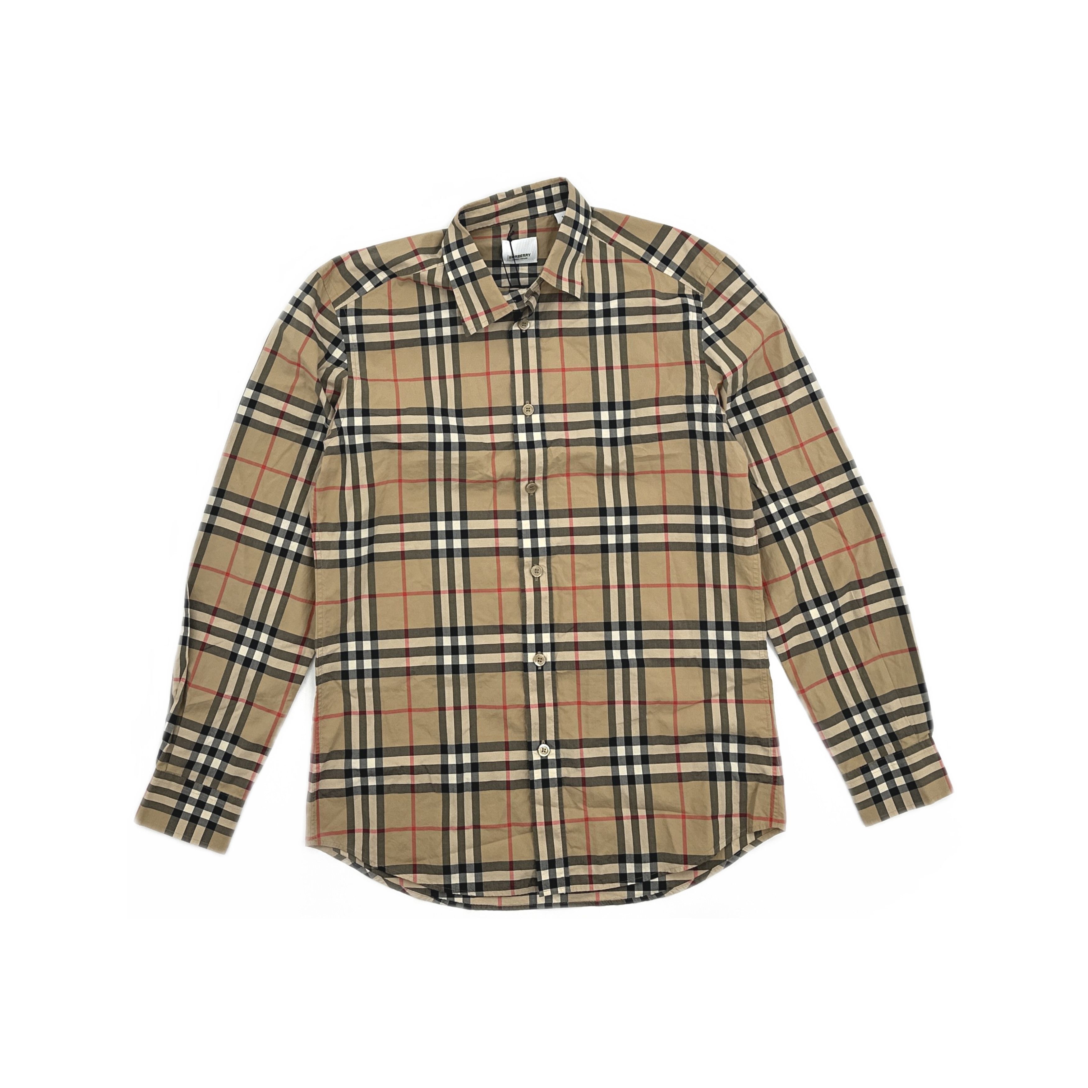 Burberry Burberry Archive Beige Check Shirt Size S Size US S / EU 44-46 / 1 - 1 Thumbnail