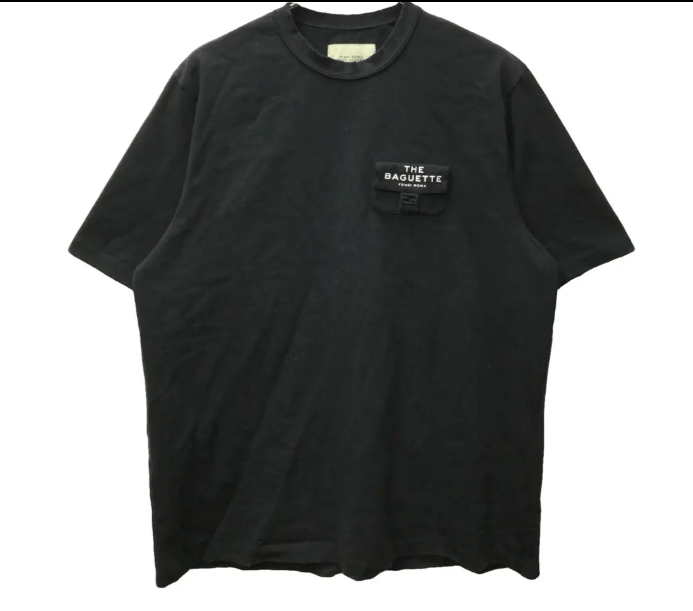 Fendi × Marc Jacobs FENDI x MARC JACOBS THE BAGUETTE TEE SS23 Size US L / EU 52-54 / 3 - 1 Thumbnail