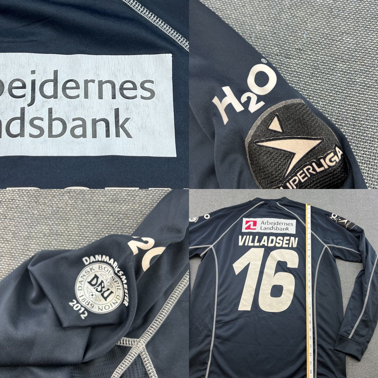 Vintage H2O FC Nordsjaelland Villadsen Goalkeeper Mens Football Jersey Sz L Black Long Sleeve Moisture Wicking Quick Dry Athletic Jersey Mens Football Girl#s? Size US L / EU 52-54 / 3 - 9 Thumbnail