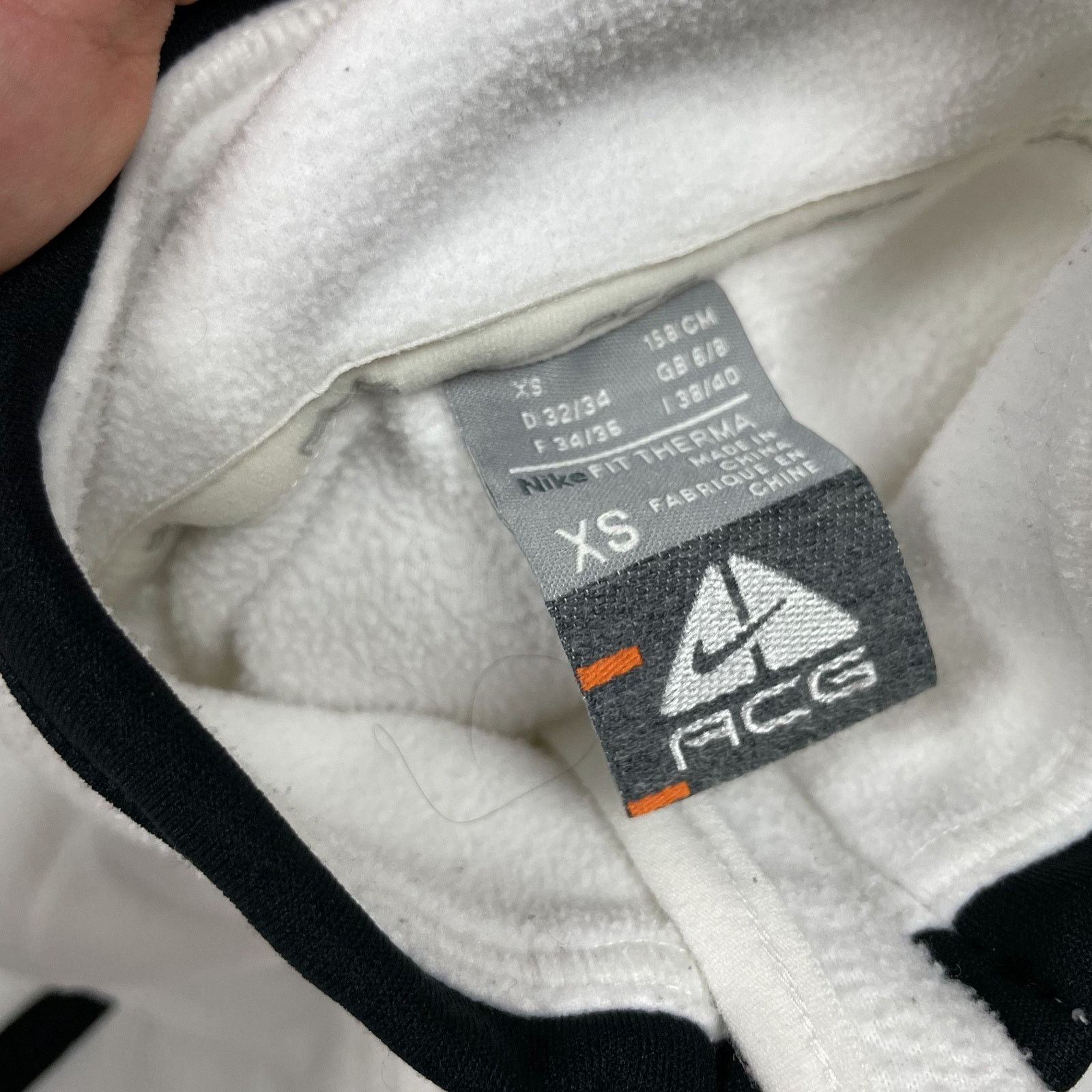 Nike × Nike ACG Nike ACG Fit Therma White Fleece Full Zip Jacket XS Size XS / US 0-2 / IT 36-38 - 8 Thumbnail