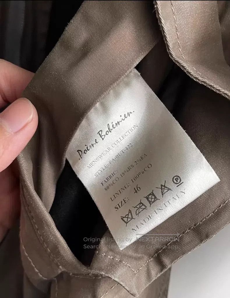 Poeme Bohemien poeme bohemien Waxed Coated Overcoat i Size US S / EU 44-46 / 1 - 5 Thumbnail