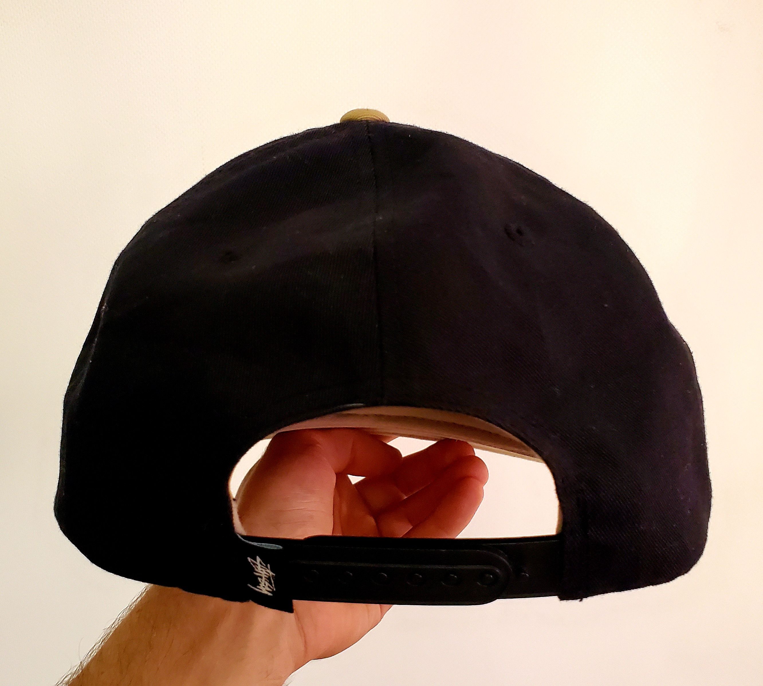 Stussy Stussy Snap back Black White Embroidery Logo one size Size ONE SIZE - 5 Thumbnail
