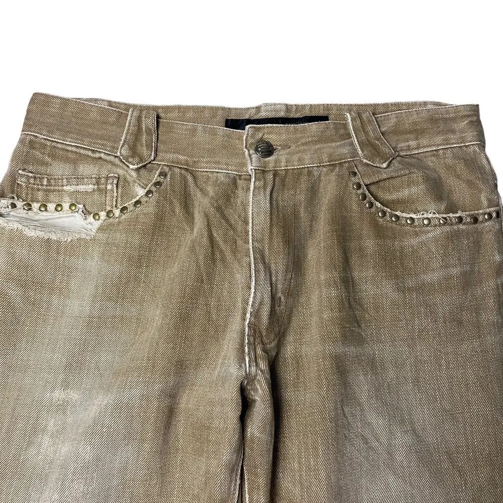 Schlussel Schlussel Flared Seawash Studded Distressed Jeans Size US 30 / EU 46 - 8 Thumbnail