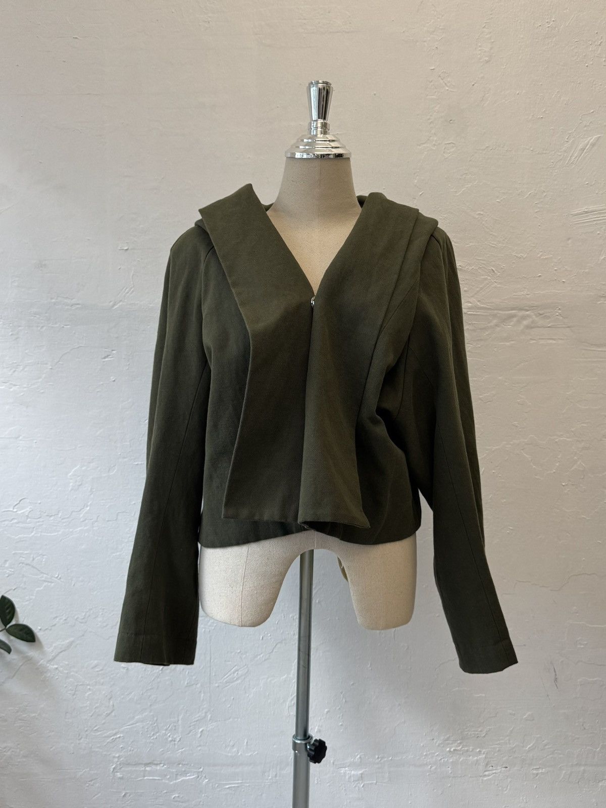 Yohji Yamamoto REGULATIONS SS15 CROPPED JACKET Size US M / EU 48-50 / 2 - 1 Thumbnail