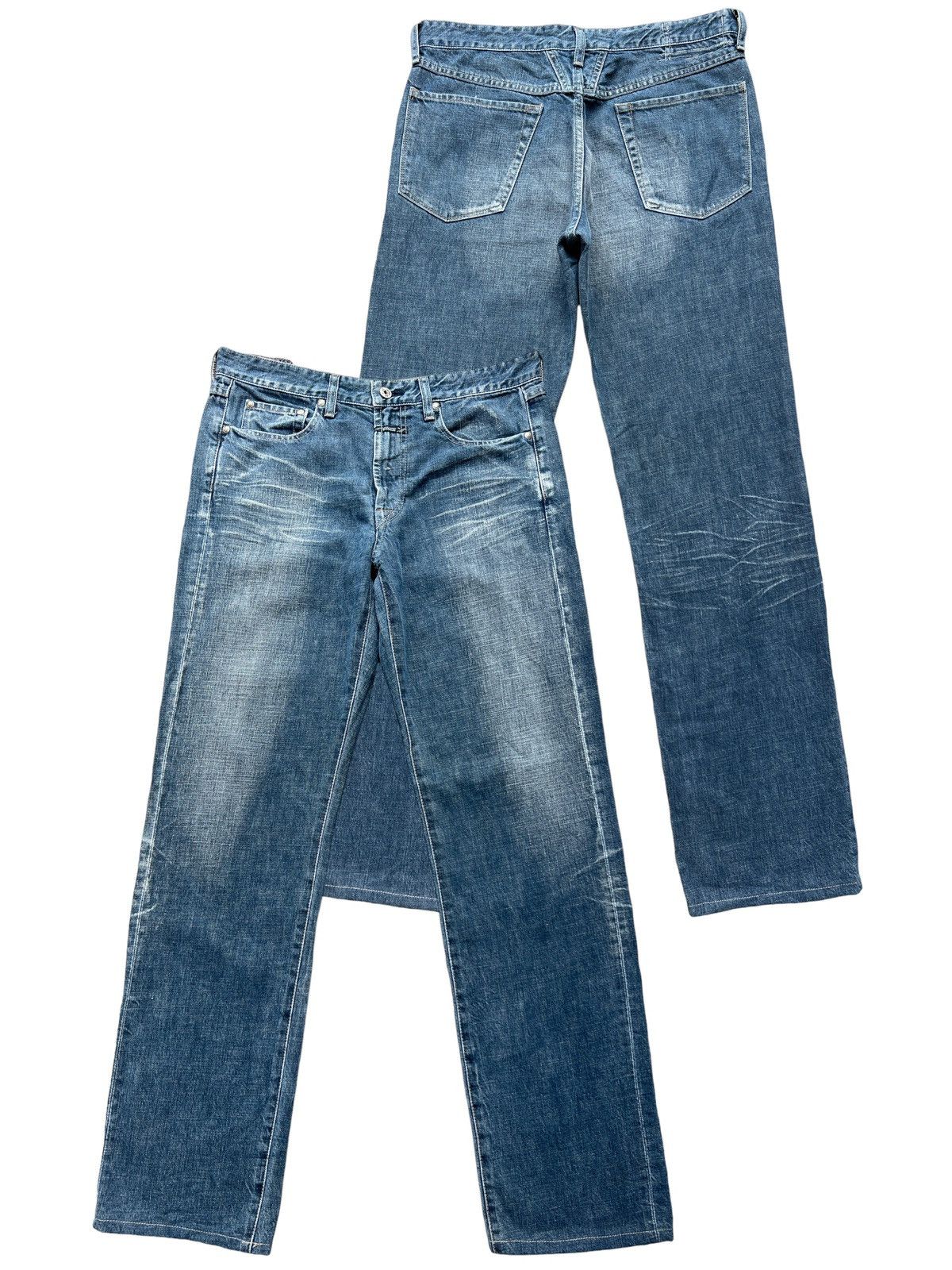 Marithe + Francois Girbaud Marithe Francois Girbaud Multi Pocket Baggy Jeans 33x33 Size US 33 - 1 Thumbnail