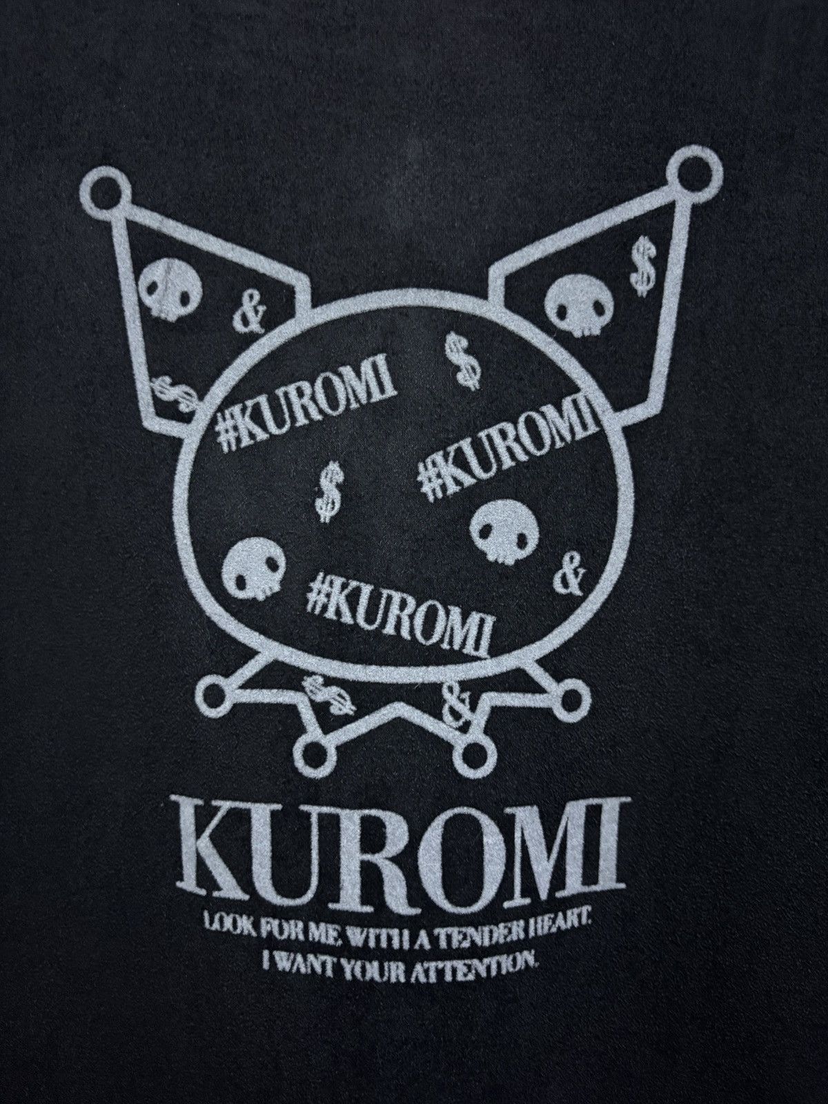 Japanese Brand 2000's Kuromi - Avant Garde / Crystal Castle Black Hoodie Size US M / EU 48-50 / 2 - 4 Thumbnail