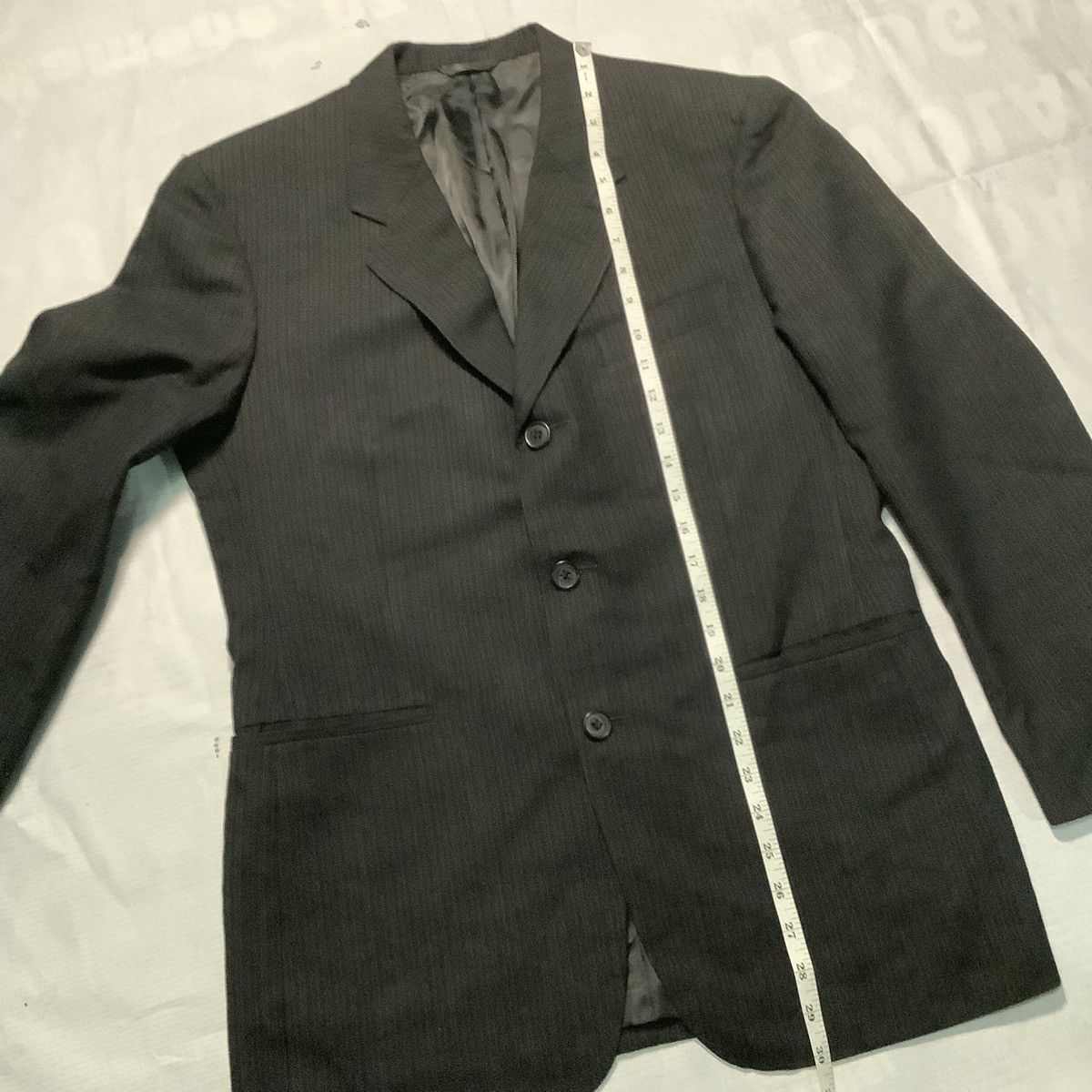 Yohji Yamamoto Yohji Yamamoto A.A.R Stripe Blazer 2014 Size 42R - 10 Thumbnail