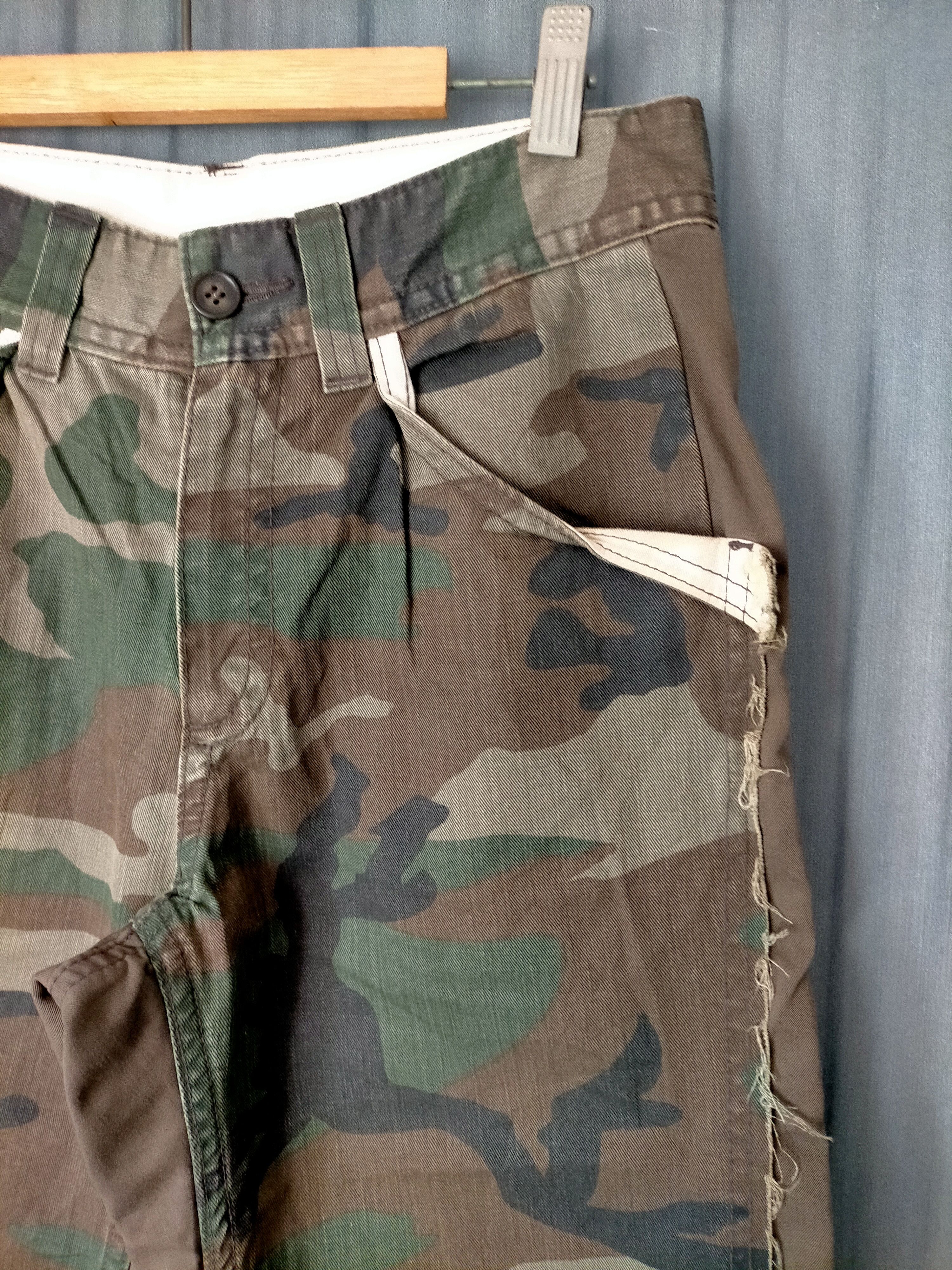 Final Home ⚡Rare Final Home Camo Patchwork Trouser Pants Size US 29 - 14 Thumbnail