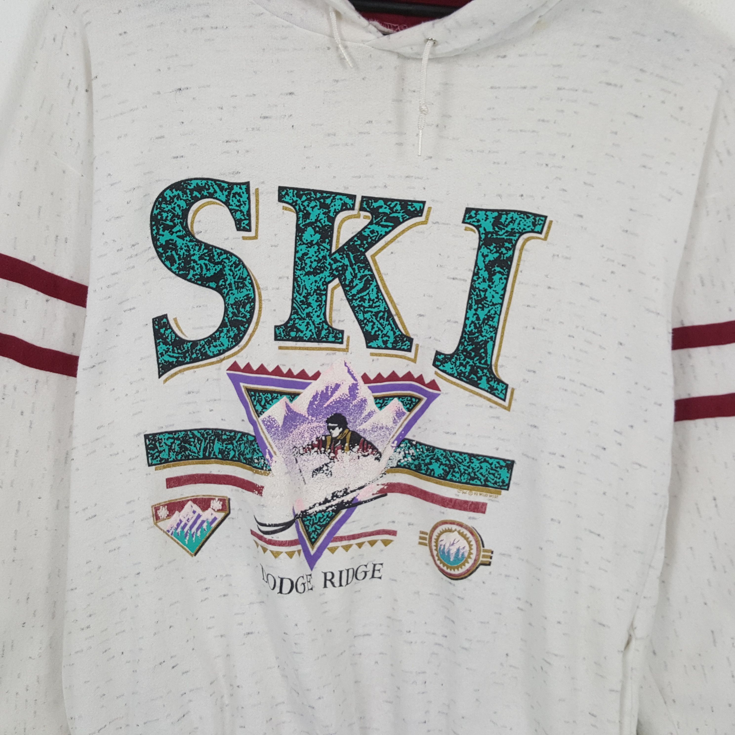 Vintage SKI DODGE BRIDGE Center Design Vintage Sweatshirt Size US L / EU 52-54 / 3 - 2 Thumbnail