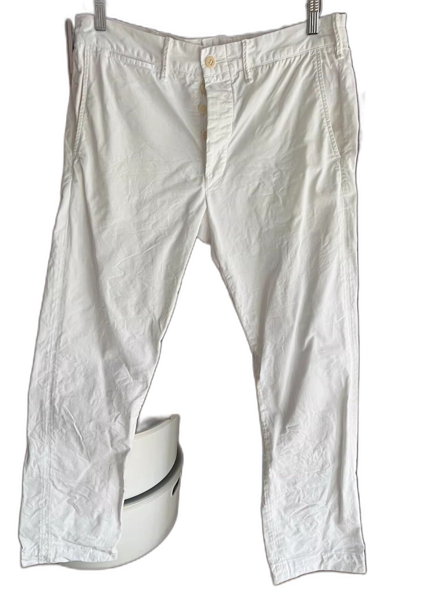 RRL Ralph Lauren RRL Double RL White Officer Pants Size US 32 / EU 48 - 1 Thumbnail