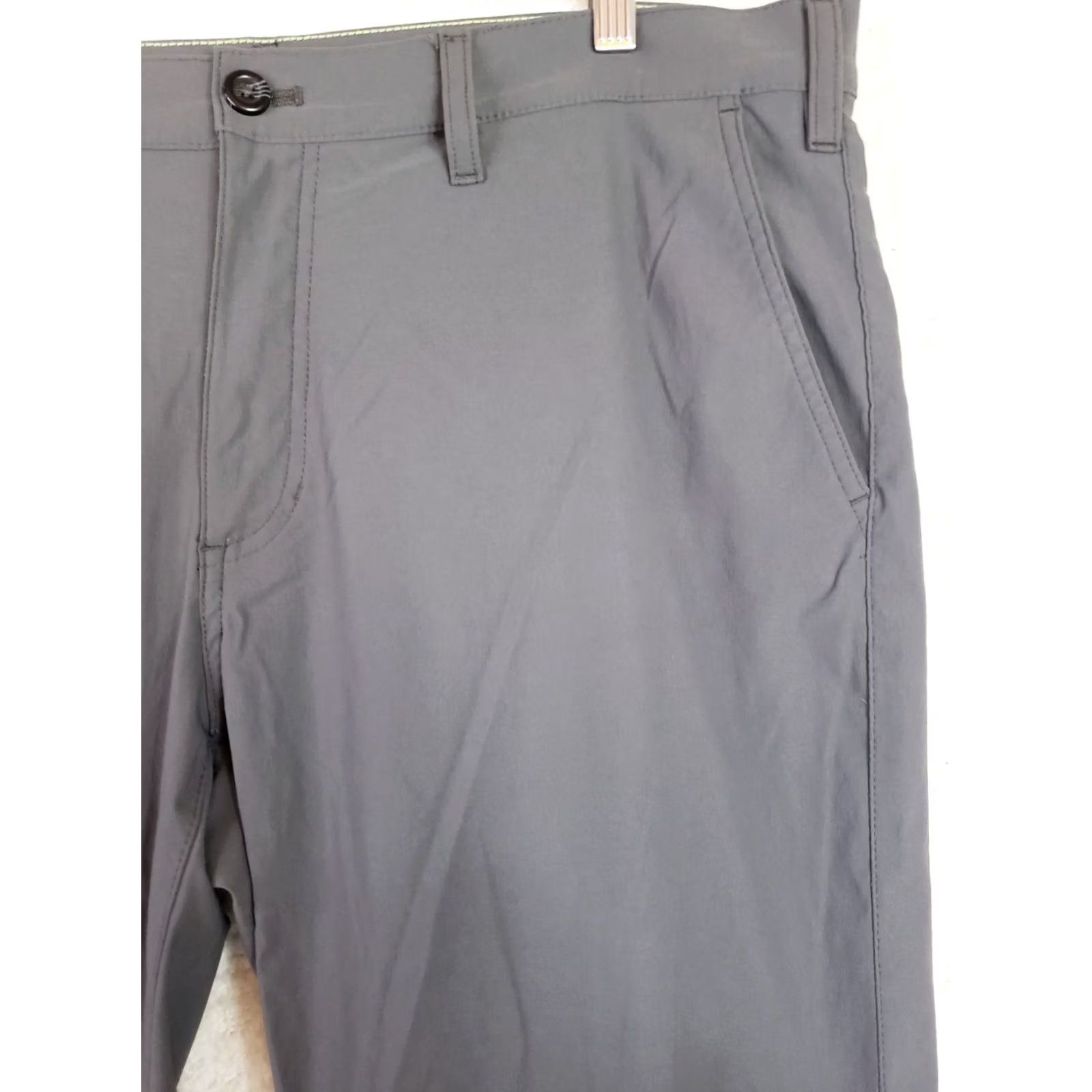 Eddie Bauer Eddie Bauer Mens 38x30 Gray Tech Chino Pants Straight Nylon Blend Gorpcore Hiking Size US 38 / EU 54 - 6 Thumbnail