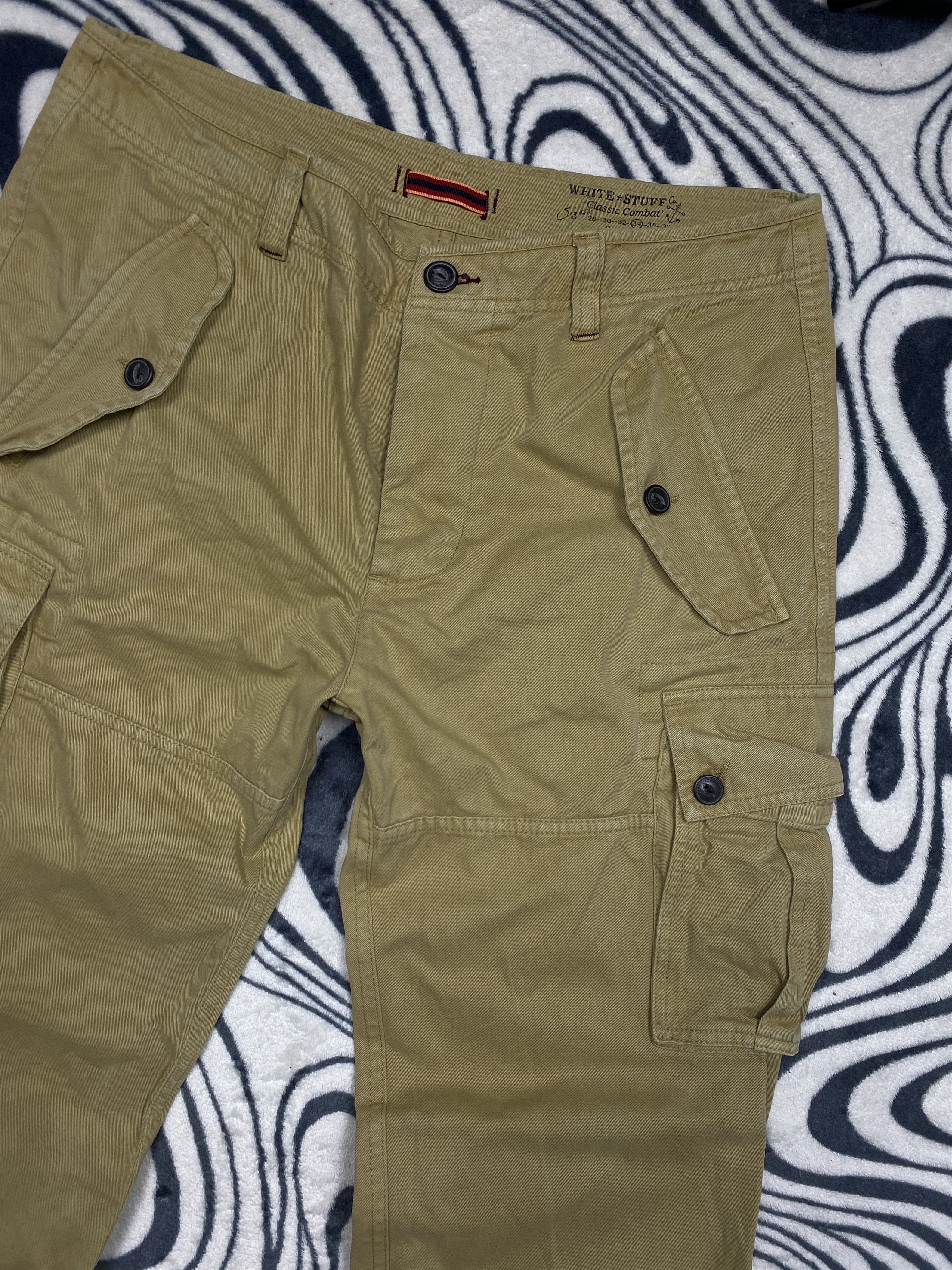 20471120 Vintage Mens Military Cargo Pants Y2K Size US 34 / EU 50 - 2 Thumbnail