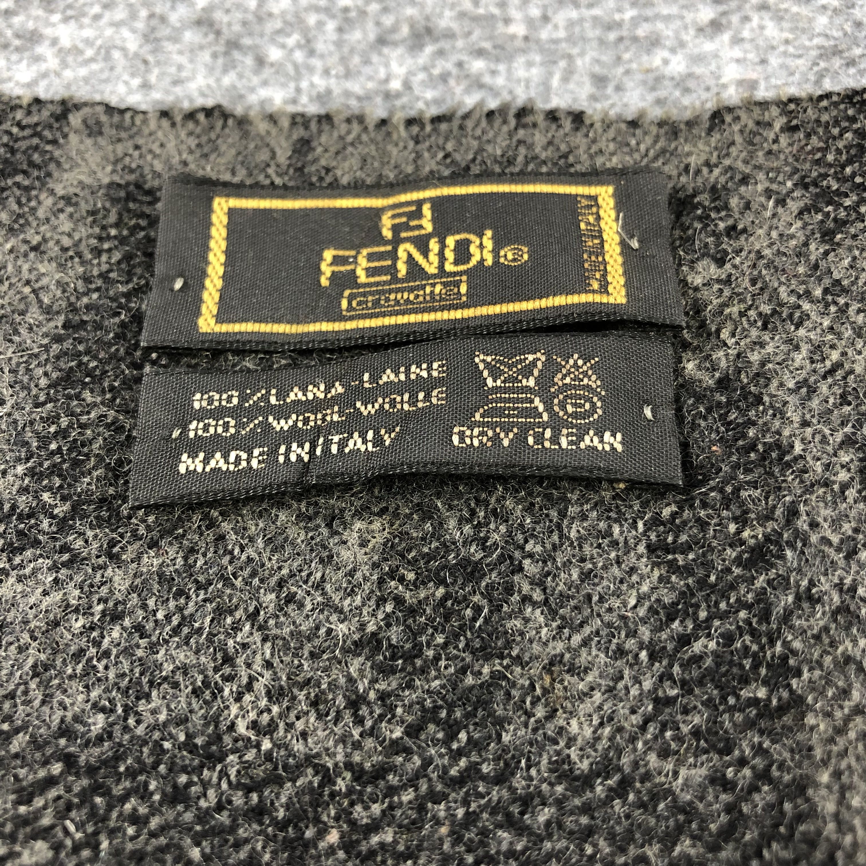 Fendi Fendi FF Monogram Wool Scarf Muffler V732 Size ONE SIZE - 10 Thumbnail
