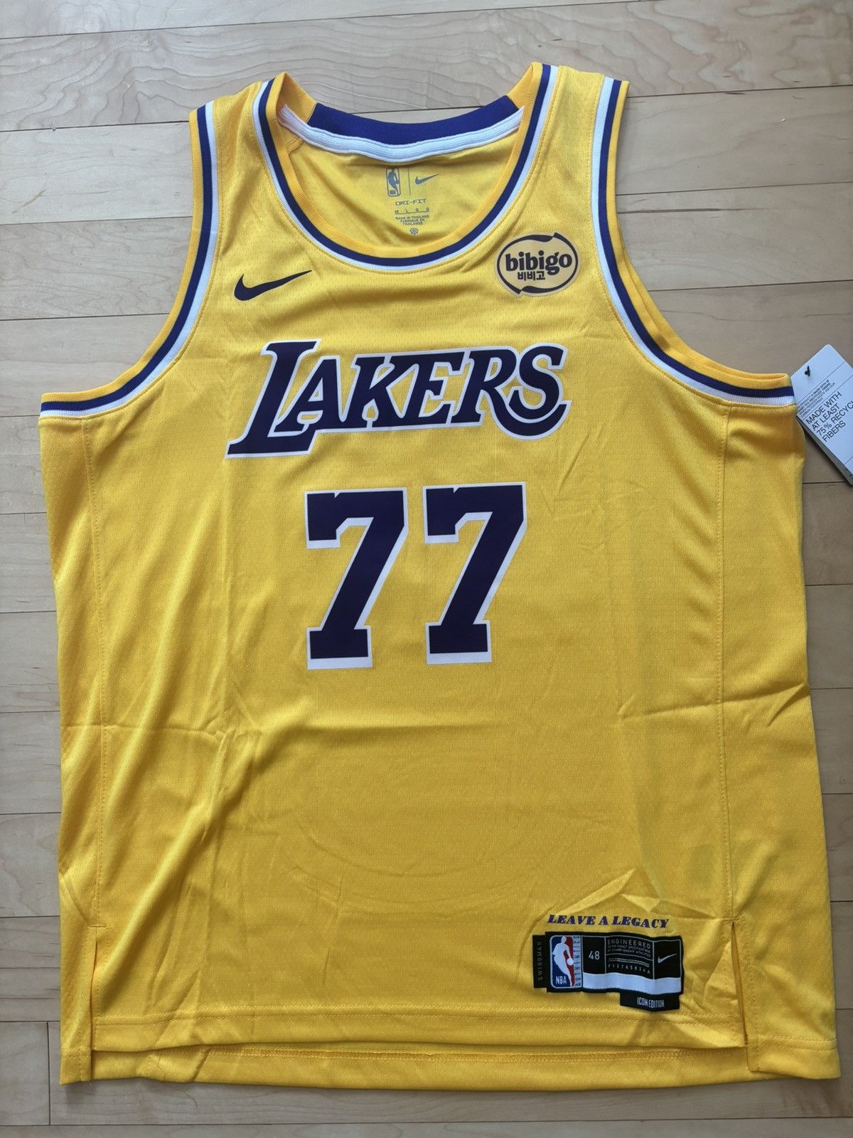 NBA New Luka Doncic Los Angeles Lakers #77 Jersey - size