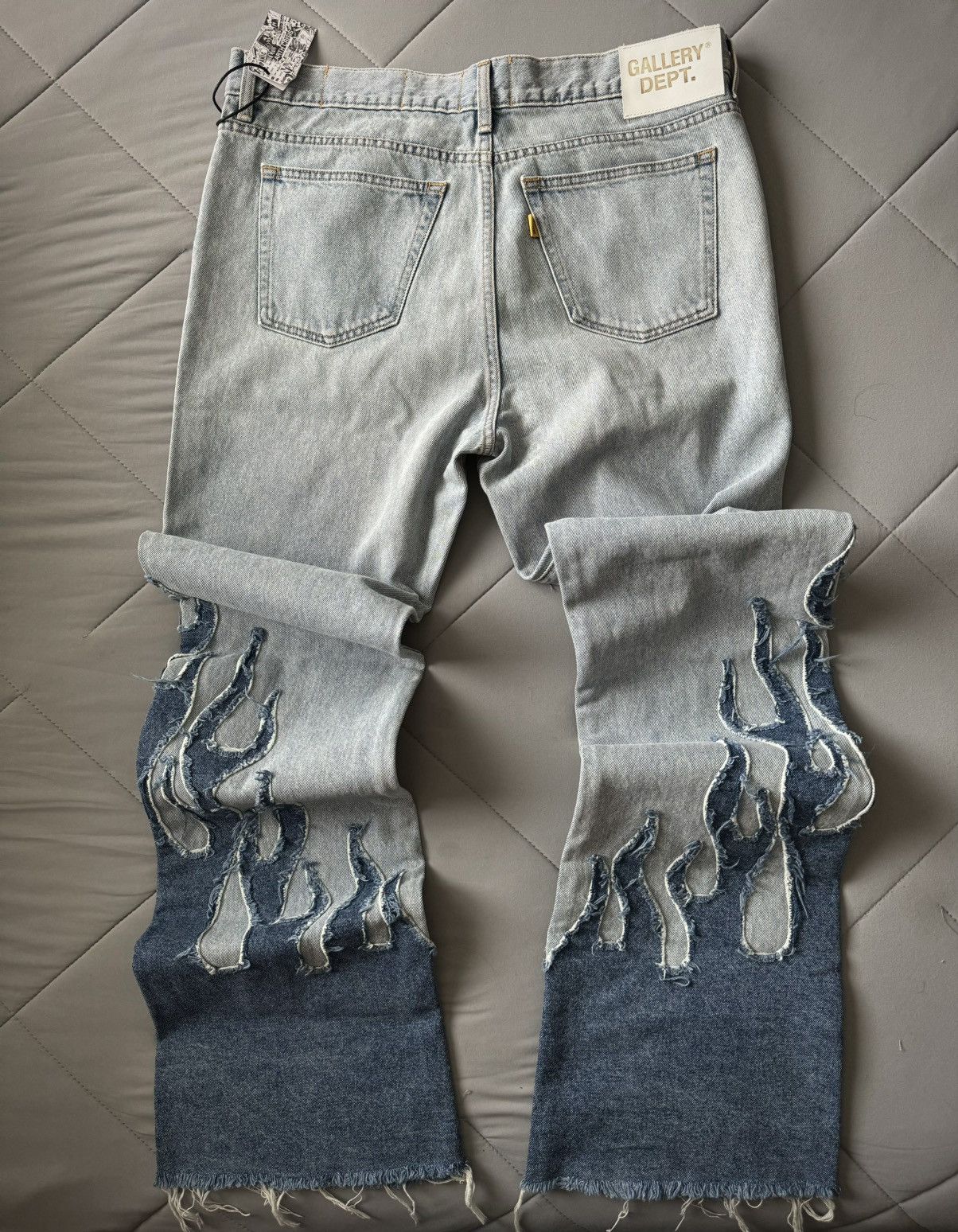 Gallery Dept. Gallery Dept. Blvd LA Flare Indigo Blue Flared Jeans 34x36 Size US 34 / EU 50 - 13 Thumbnail