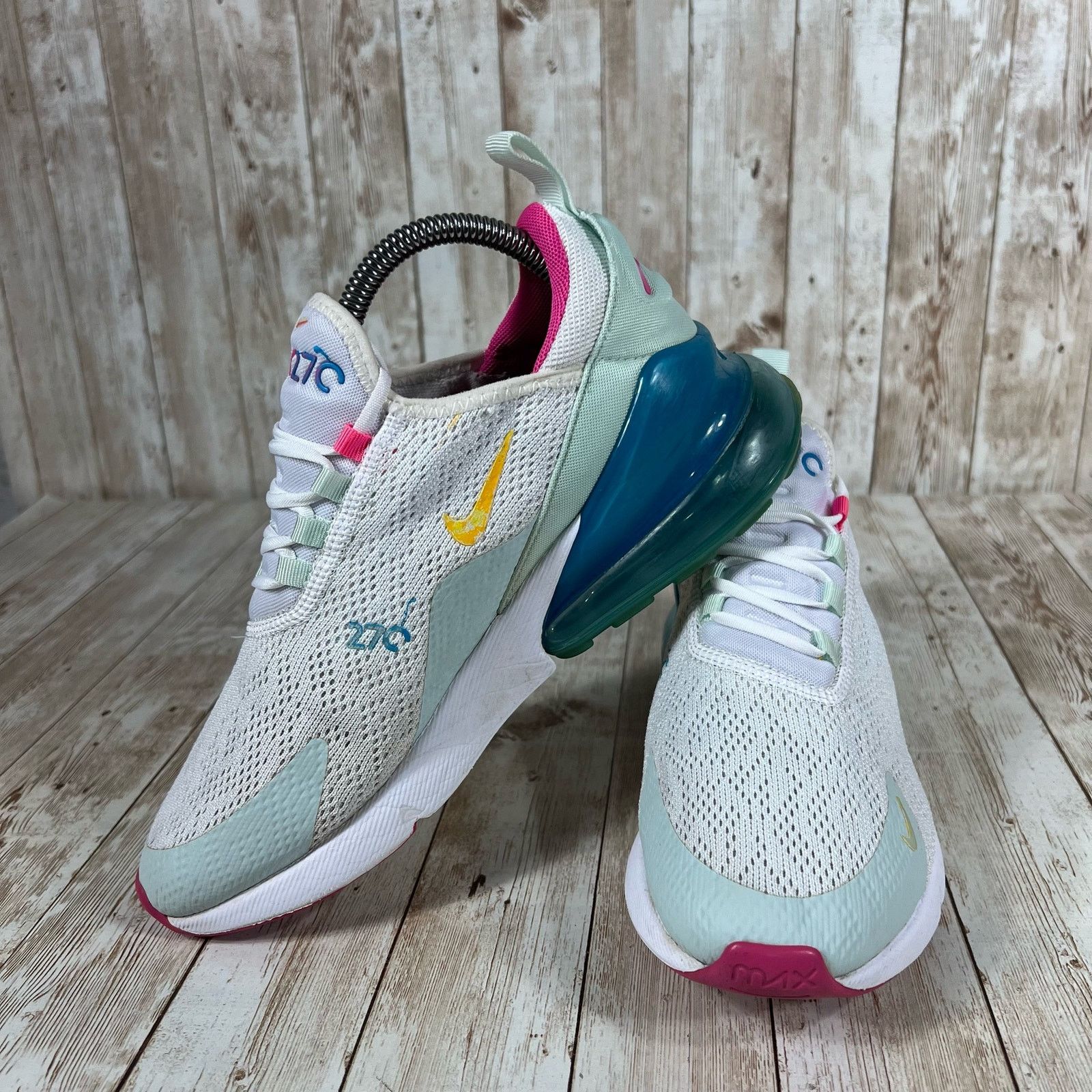 Nike WOMANS Size 7.5 - Nike CJ 0568-100 Air Max 270 Pastel 2019 Size US 7.5 / IT 37.5 - 5 Thumbnail