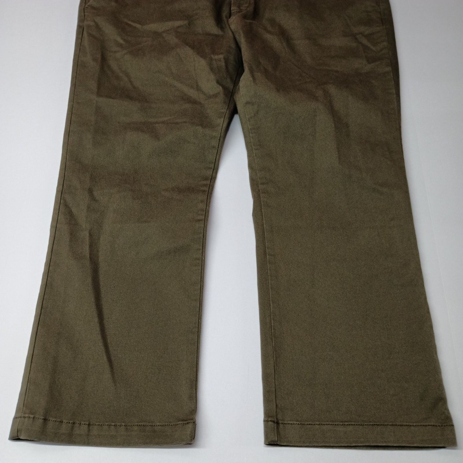 St. Johns Bay St John's Bay Temp Flex Straight Pants Mens 44x30 Dark Olive Size US 44 / EU 60 - 3 Thumbnail
