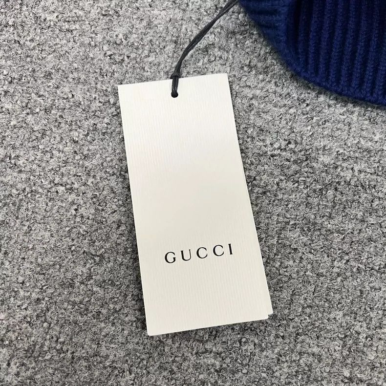 Gucci Gucci Double G jacquard V-neck knitted sweater 2502-Nextarr Size US S / EU 44-46 / 1 - 6 Thumbnail