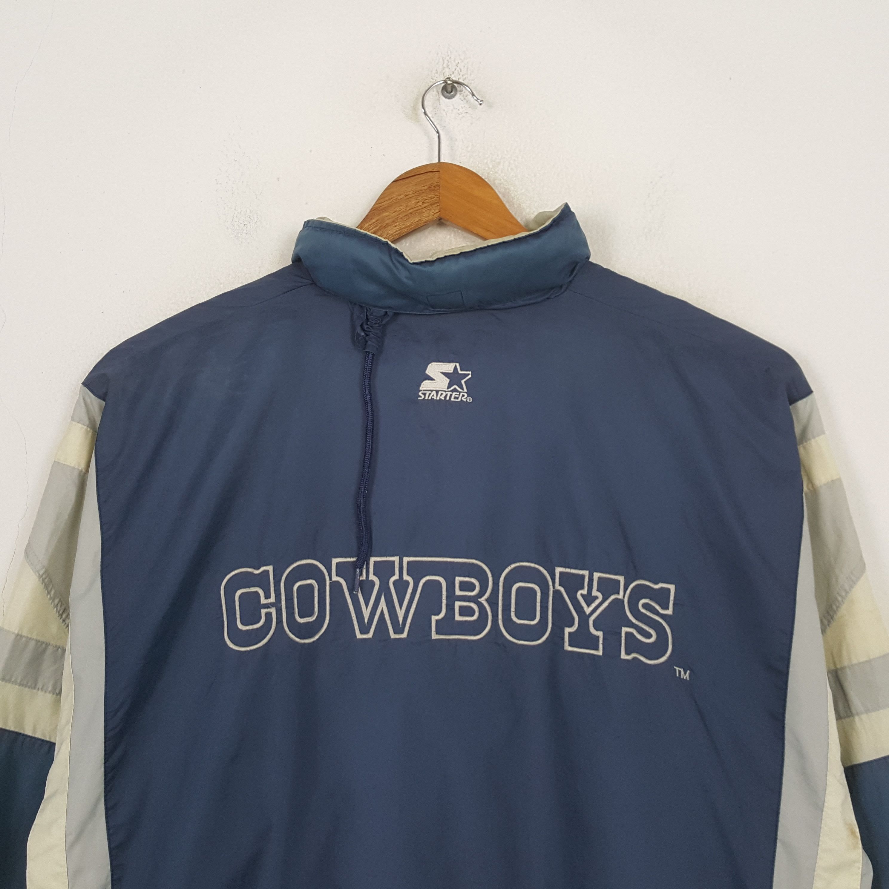 NFL Vintage Cowboys American Football NFL Team Jacket C302N5 Size US XL / EU 56 / 4 - 2 Thumbnail