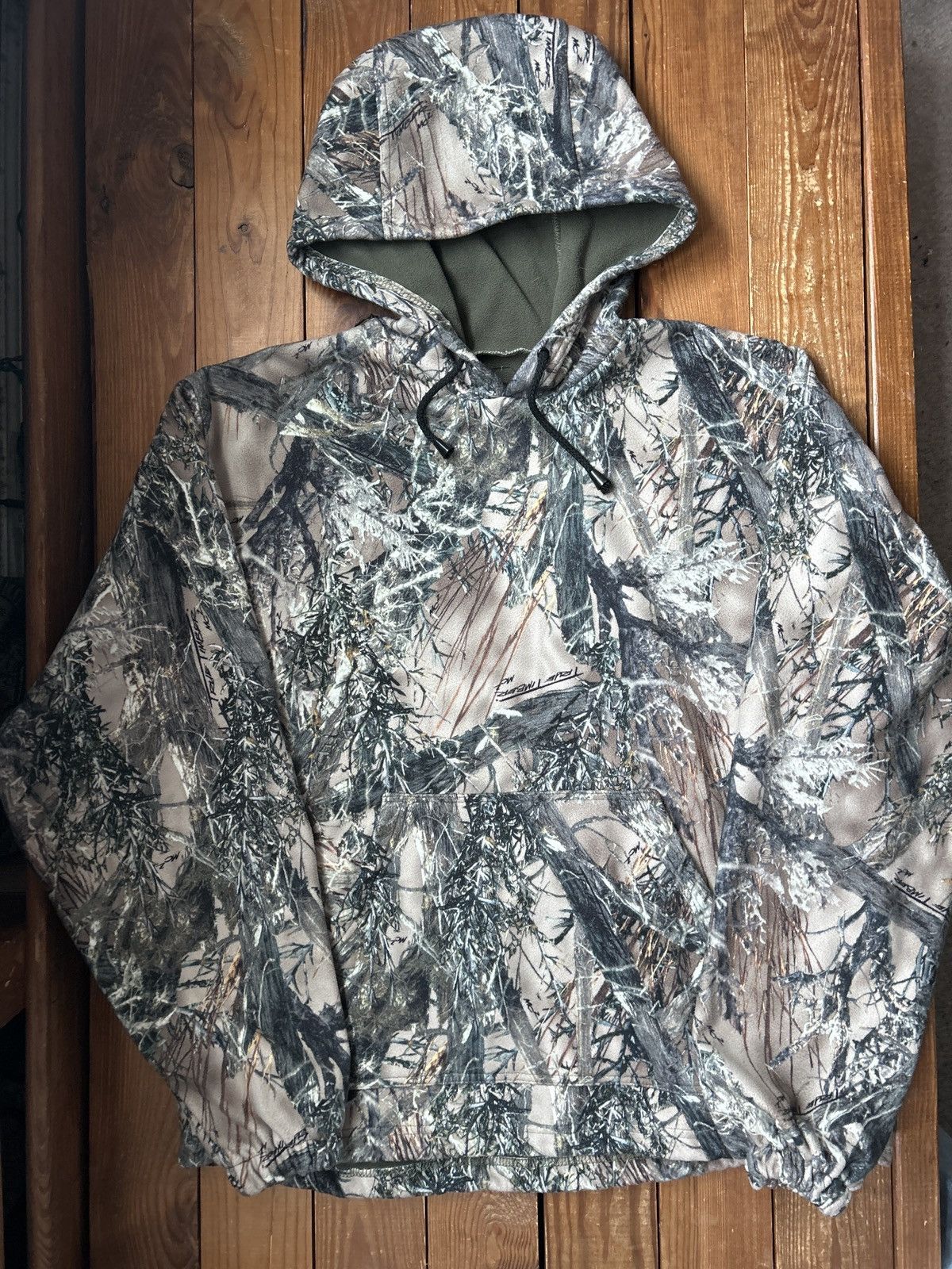Realtree × Vintage Vintage True Timber Real Tree Camo Fleece Hoodie Size US M / EU 48-50 / 2 - 1 Thumbnail
