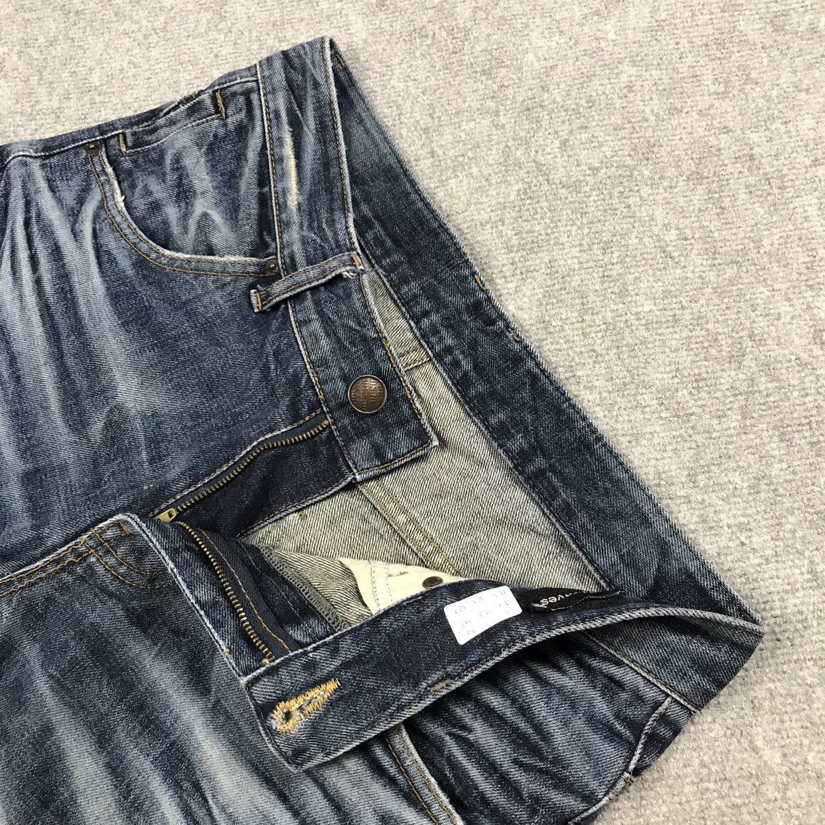 If Six Was Nine × Japanese Brand JAPAN STYLE IMPROVES BLUE DENIM PANTS Size US 32 / EU 48 - 17 Thumbnail