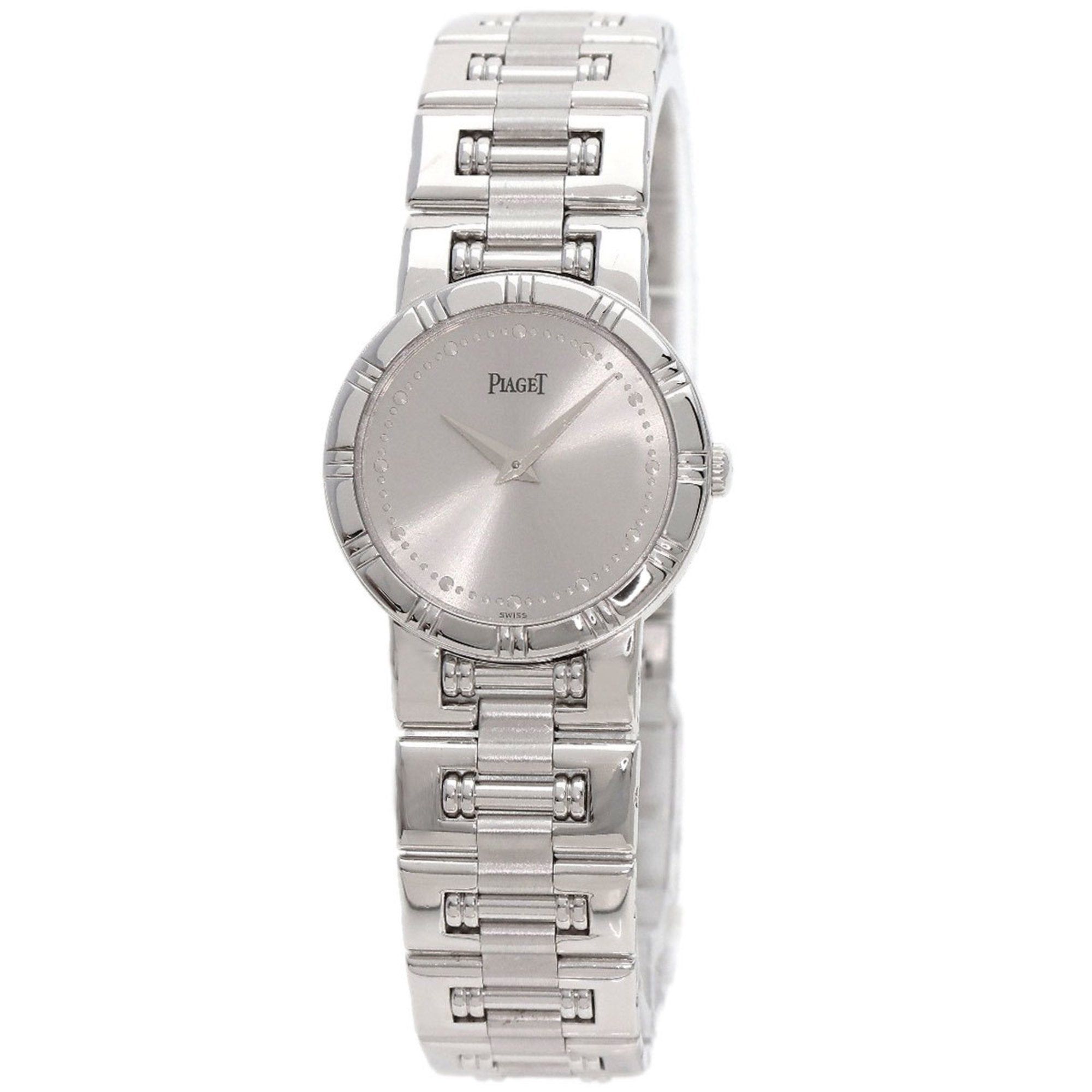 image of Piaget 80563K81 Dancer Maker Complete Watch K18 White Gold/k18Wg Ladies, Women's