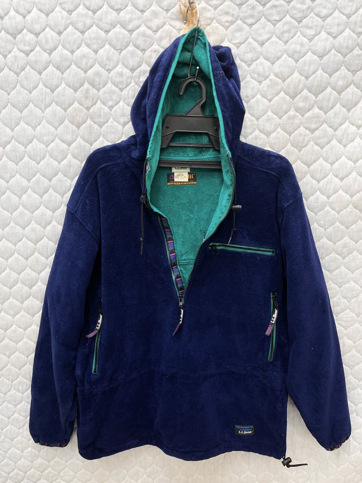 L.L. Bean × Vintage 🔥🔥🔥STEALS VTG LL BEAN WINDBLOC SERIES HOODIE PULLOVER Size US M / EU 48-50 / 2 - 1 Thumbnail