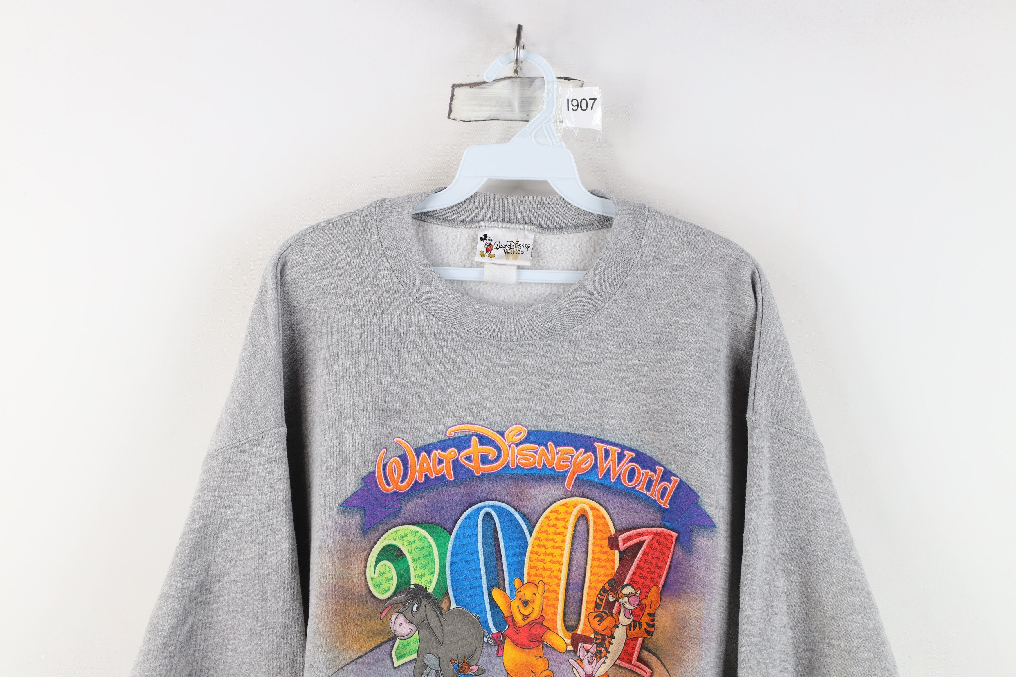 Vintage Vintage Y2K Walt Disney World Winnie the Pooh Sweatshirt Size XL / US 12-14 / IT 48-50 - 2 Thumbnail