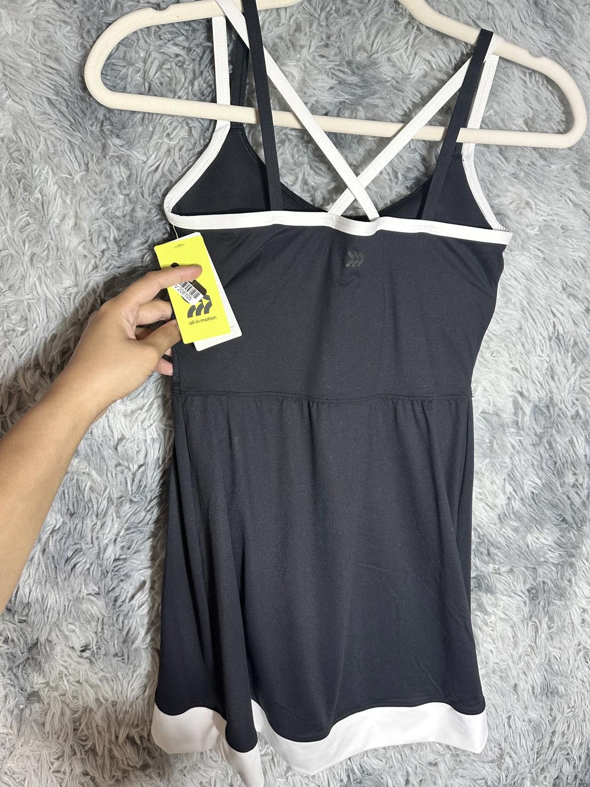 Other All in motion Black and White Sleeveless Dress w Cross Back Size S / US 4 / IT 40 - 2 Thumbnail