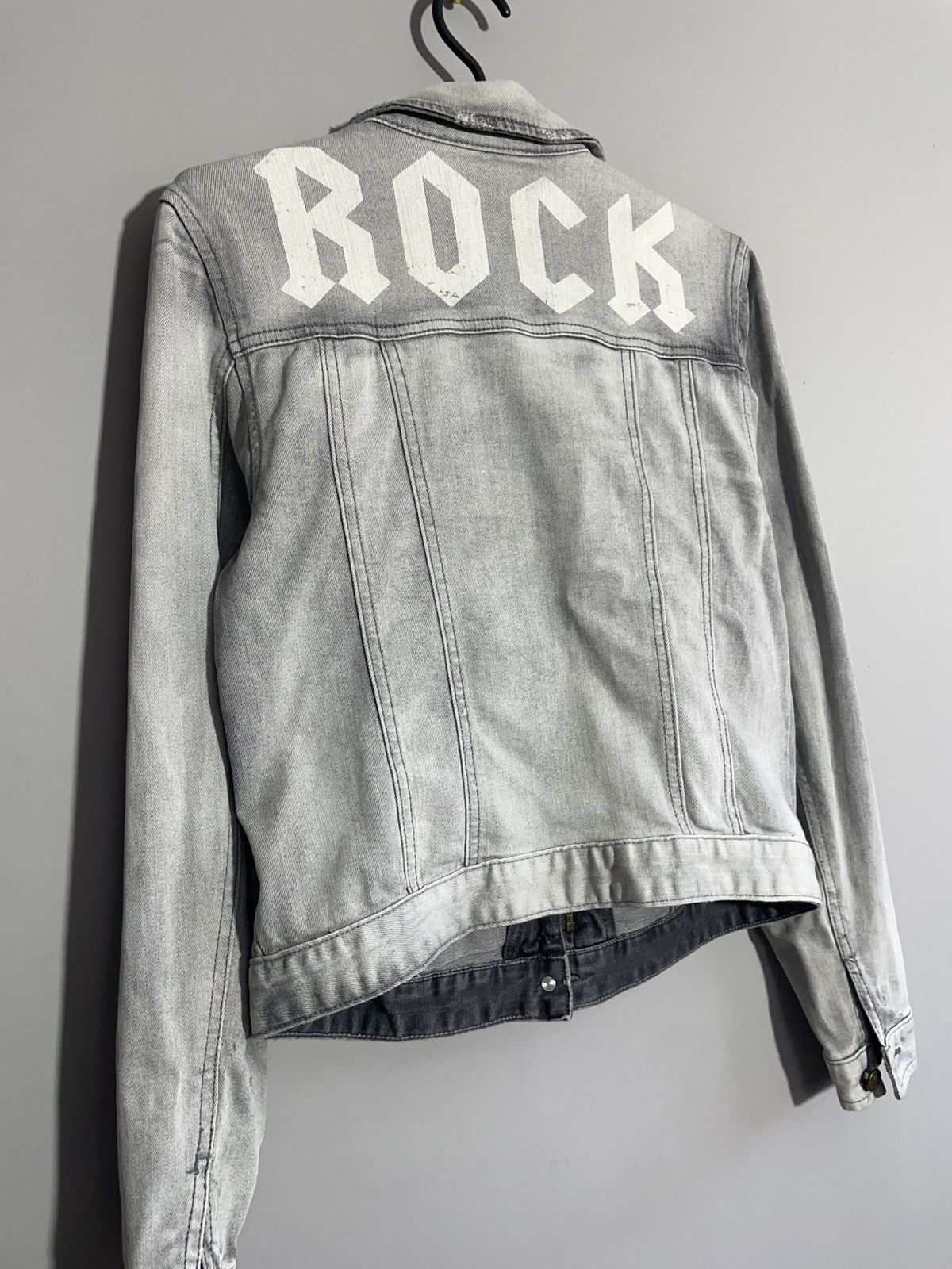 Zadig & Voltaire Zadig & Voltaire ROCK Gray Denim jacket size 16 Size M / US 6-8 / IT 42-44 - 11 Thumbnail