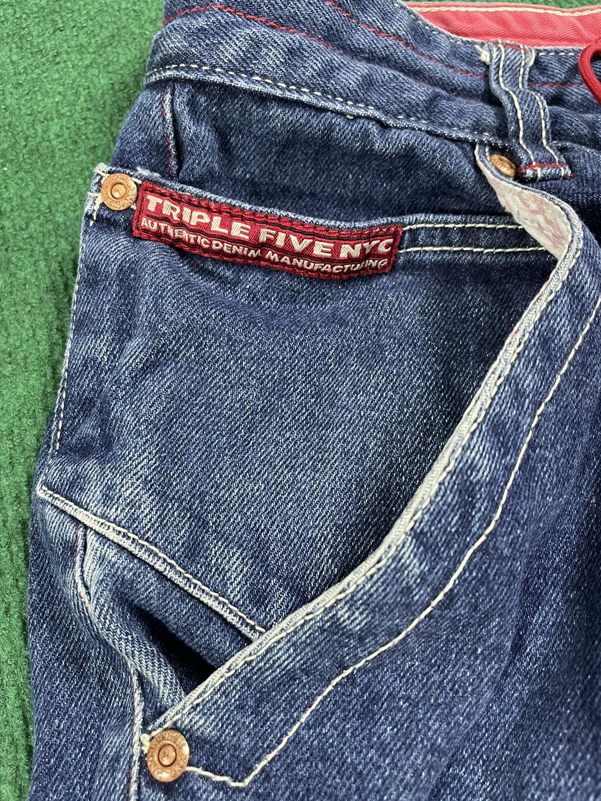 Triple 5 Soul Vintage Triple 5 Soul Baggy Hip Hop Jeans Size US 36 / EU 52 - 10 Thumbnail