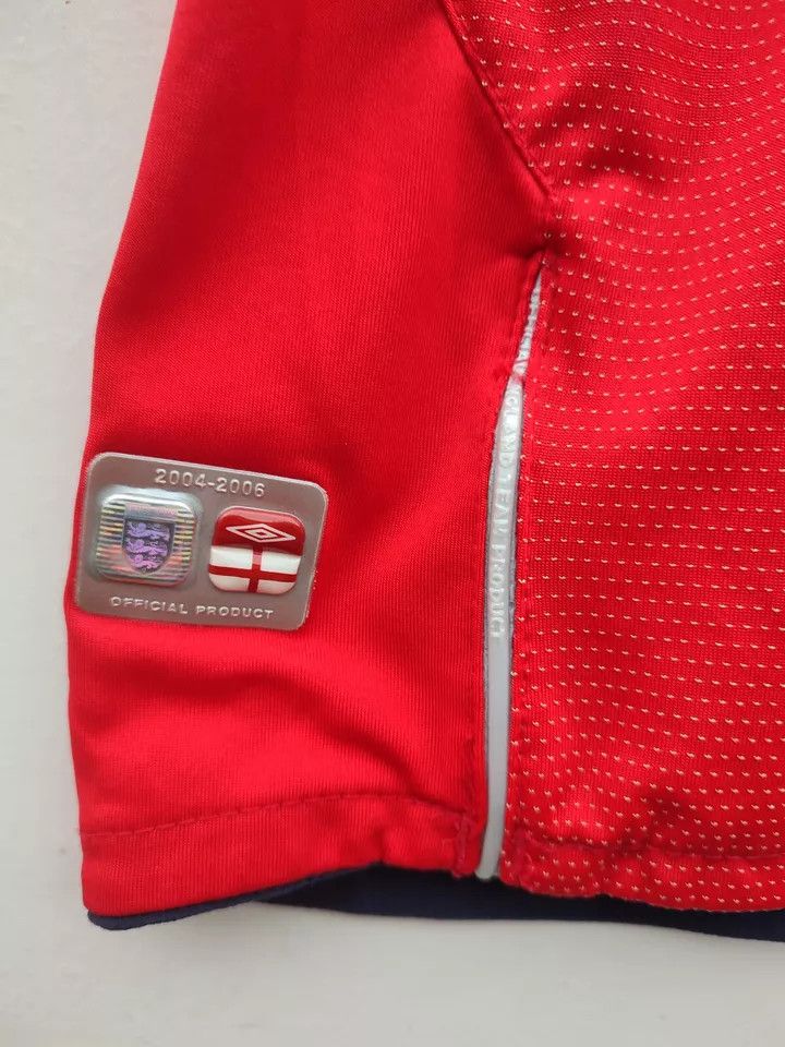 Umbro England National Football Team 2004-05 Away FOOTBALL Kit Size US L / EU 52-54 / 3 - 5 Thumbnail