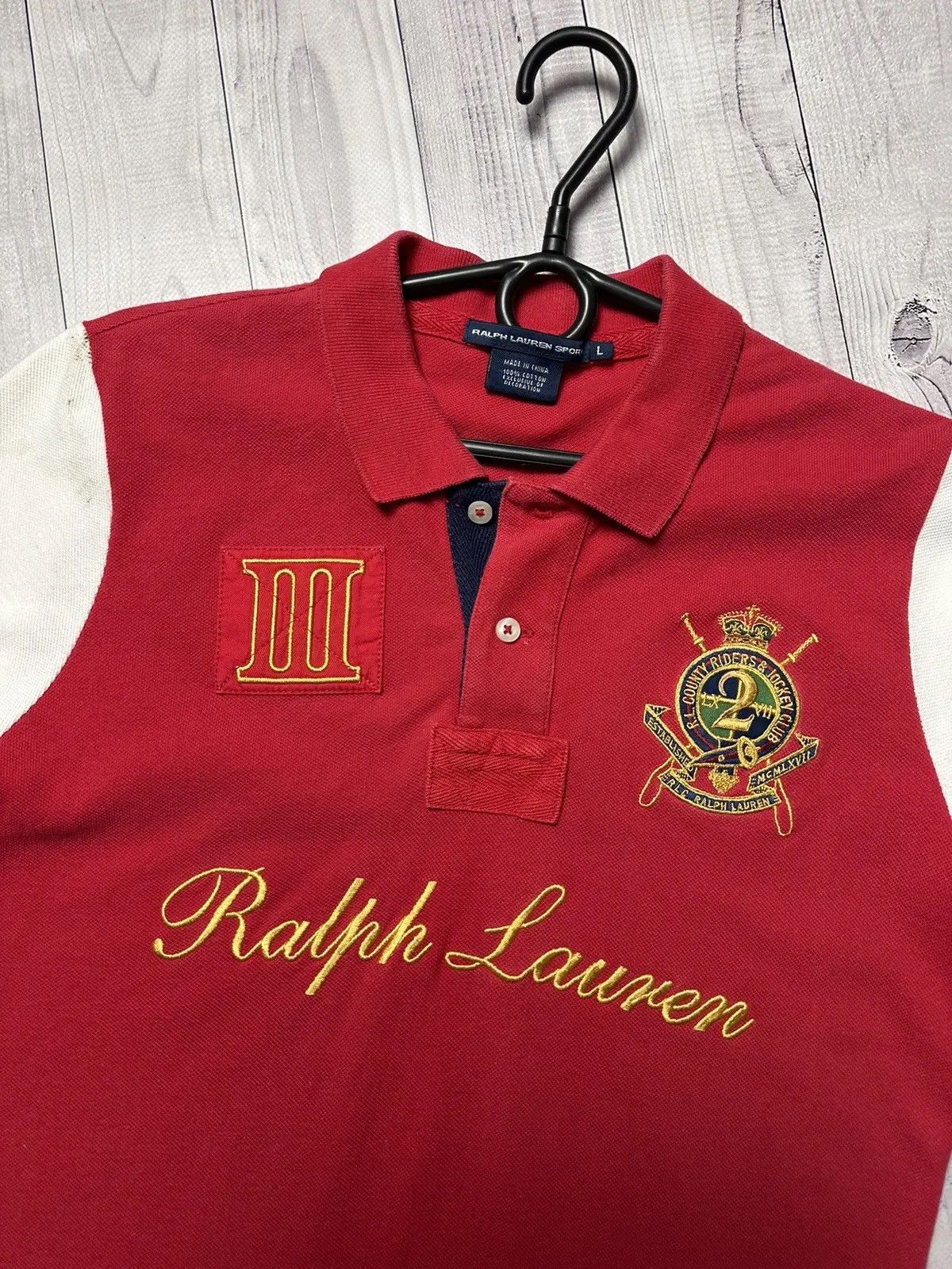 Polo Ralph Lauren Vintage polo Ra Lauren size Men's S, women's L logo rare Size US S / EU 44-46 / 1 - 2 Thumbnail