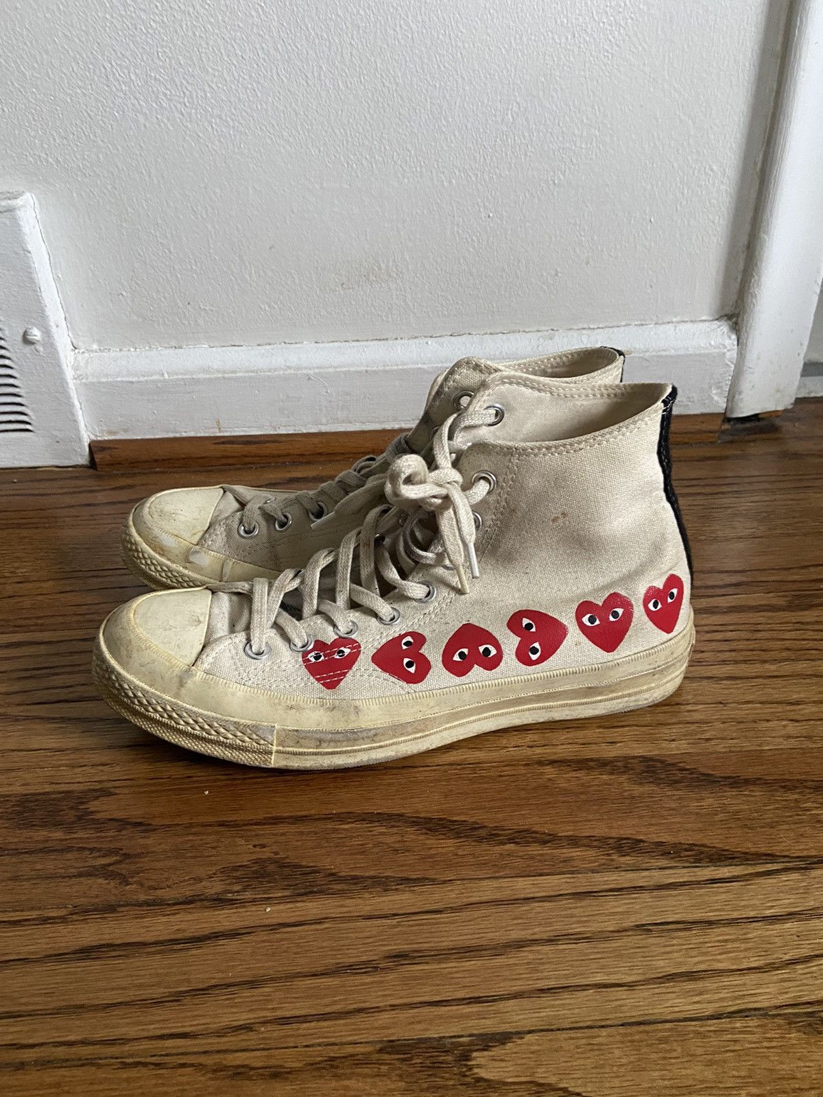 Comme des Garcons × Converse CDG Converse multi heart Size US 8 / EU 41 - 3 Thumbnail