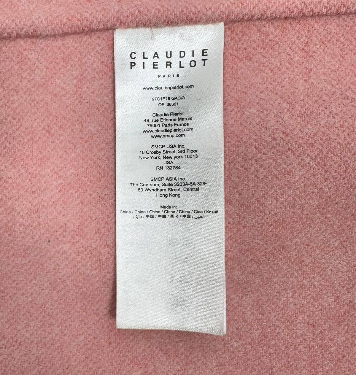 Other Claudie Pierlot Galva Coat Wool-Silk size 36 Size XS / US 0-2 / IT 36-38 - 12 Thumbnail