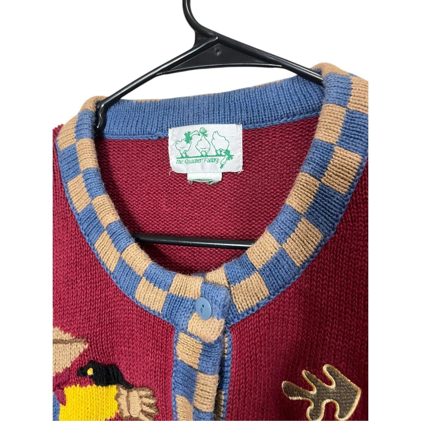 Other Vintage The Quacker Factory Fall Knit Cardigan Sweater Women's Sz 2X 3X Size 3XL / US 20-22 - 5 Thumbnail