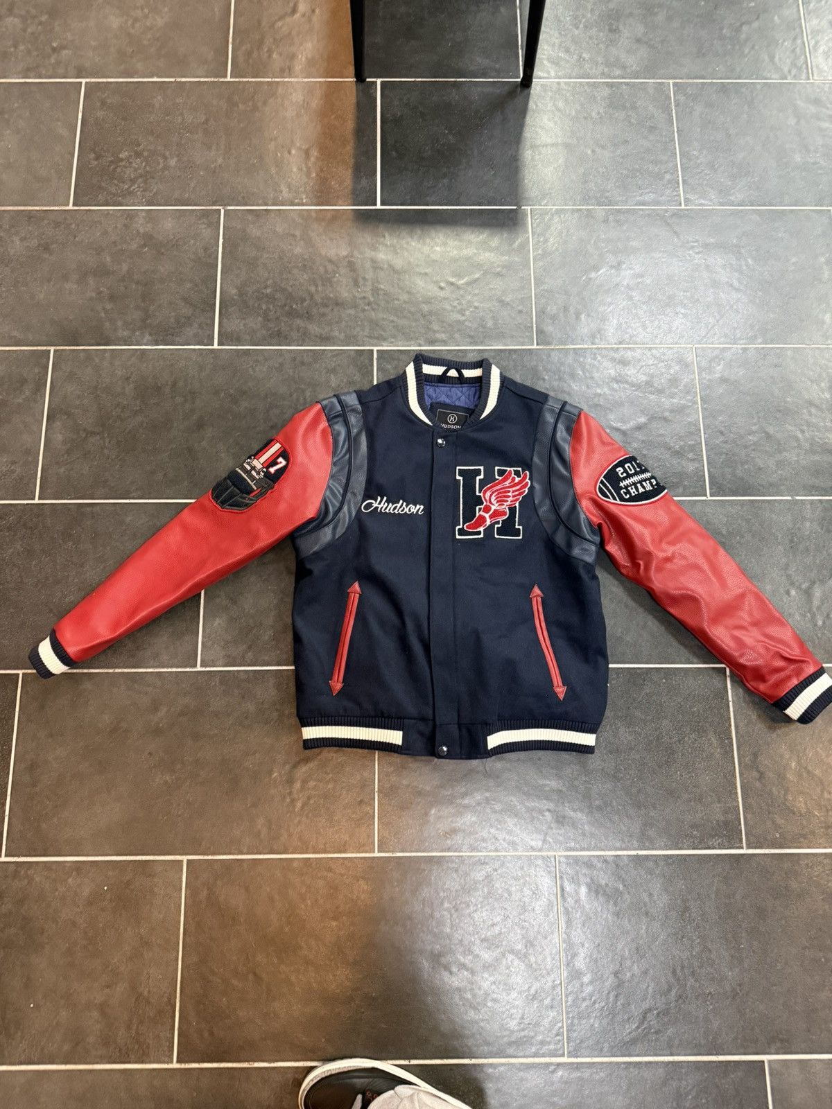 Hudson Hudson 2017 Champions Varsity Jacket Size US M / EU 48-50 / 2 - 1 Thumbnail